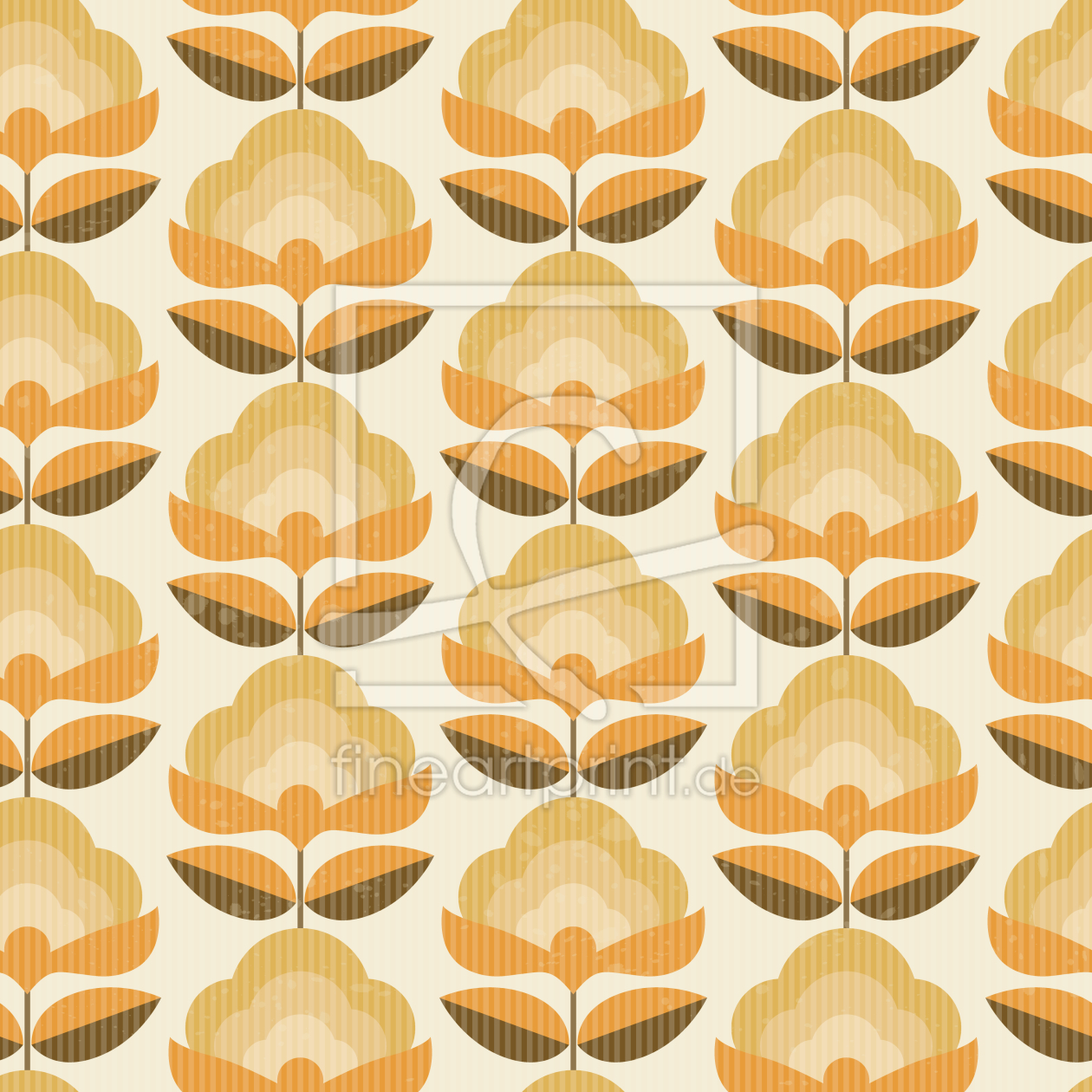 Bild-Nr.: 9011294 Retro und Floral erstellt von patterndesigns-com