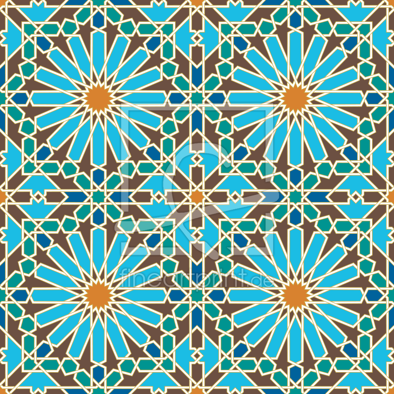 Bild-Nr.: 9011299 Florales Mosaik erstellt von patterndesigns-com