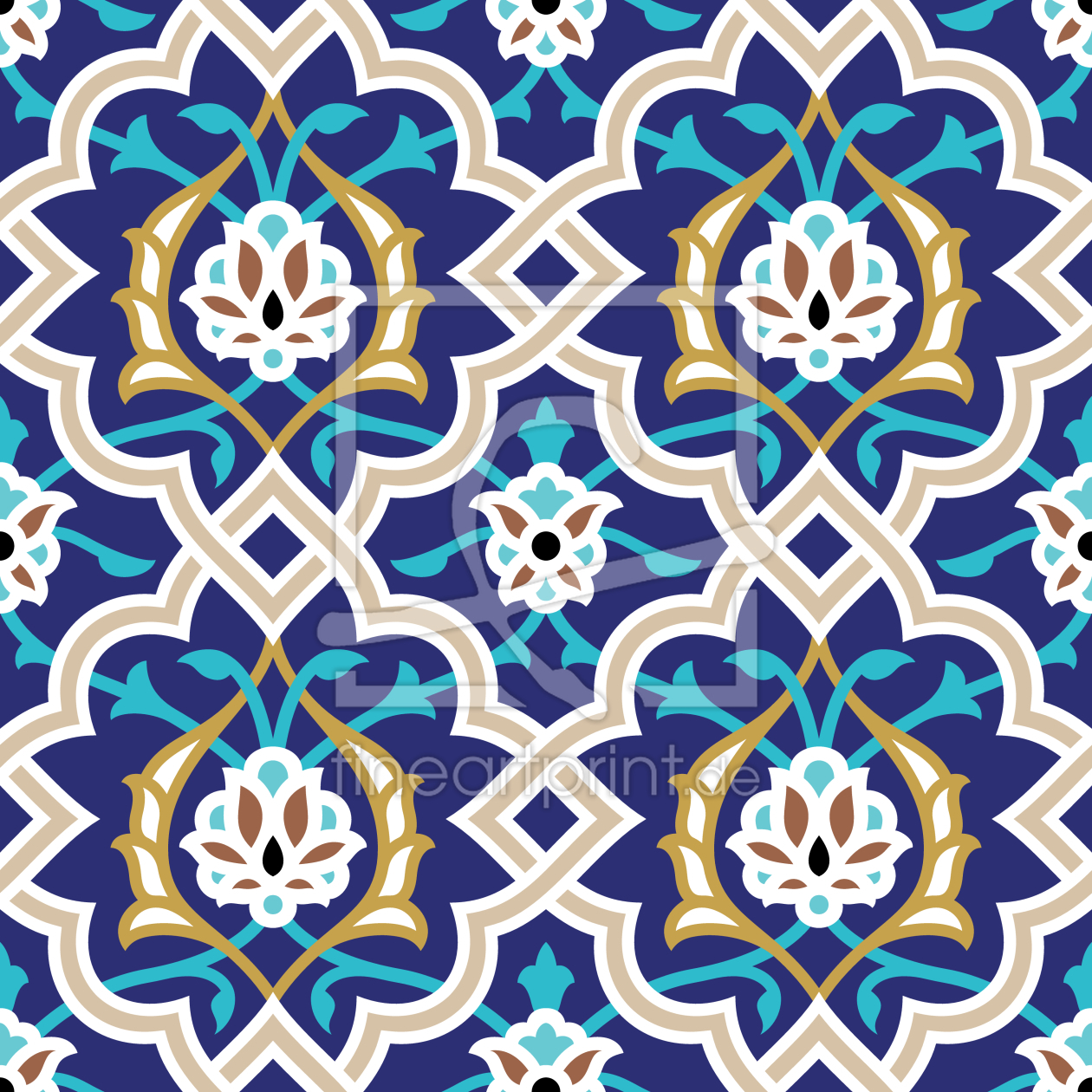 Bild-Nr.: 9011345 Antik Arabesken erstellt von patterndesigns-com