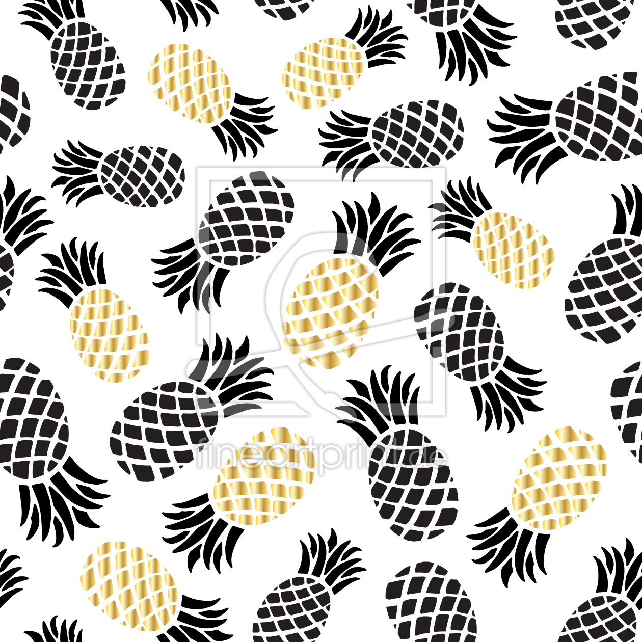 Bild-Nr.: 9011414 Königliche Ananas erstellt von patterndesigns-com
