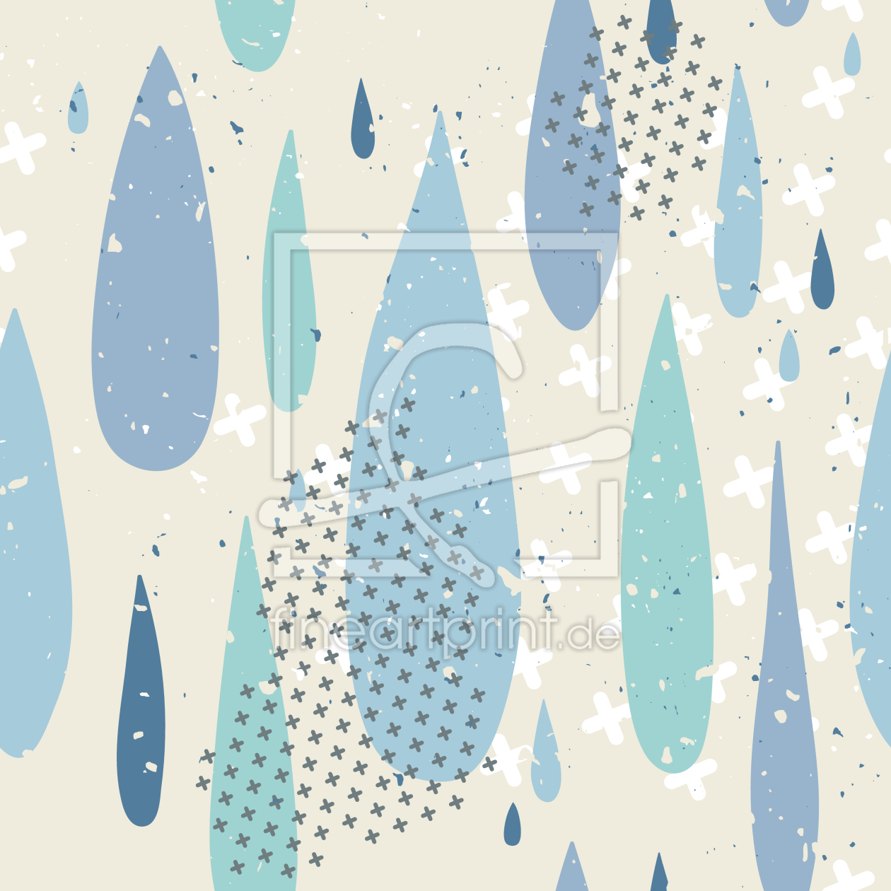 Bild-Nr.: 9011480 Grungy Regentropfen erstellt von patterndesigns-com