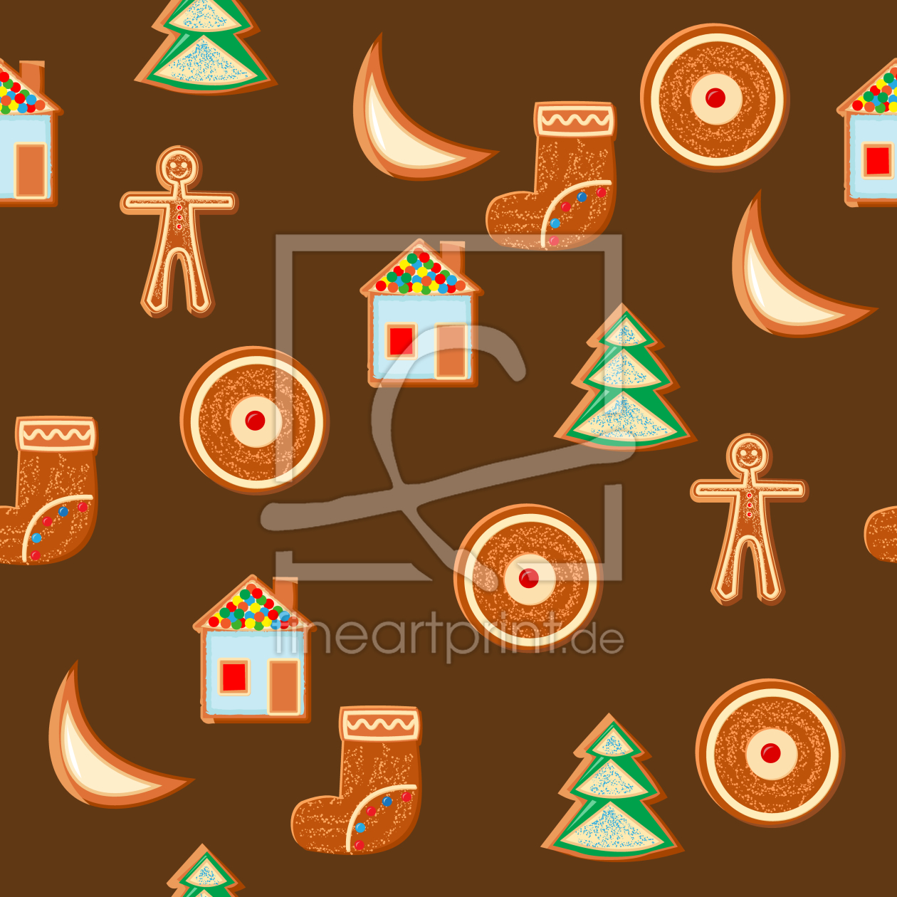 Bild-Nr.: 9011515 Lebkuchen-Figuren erstellt von patterndesigns-com