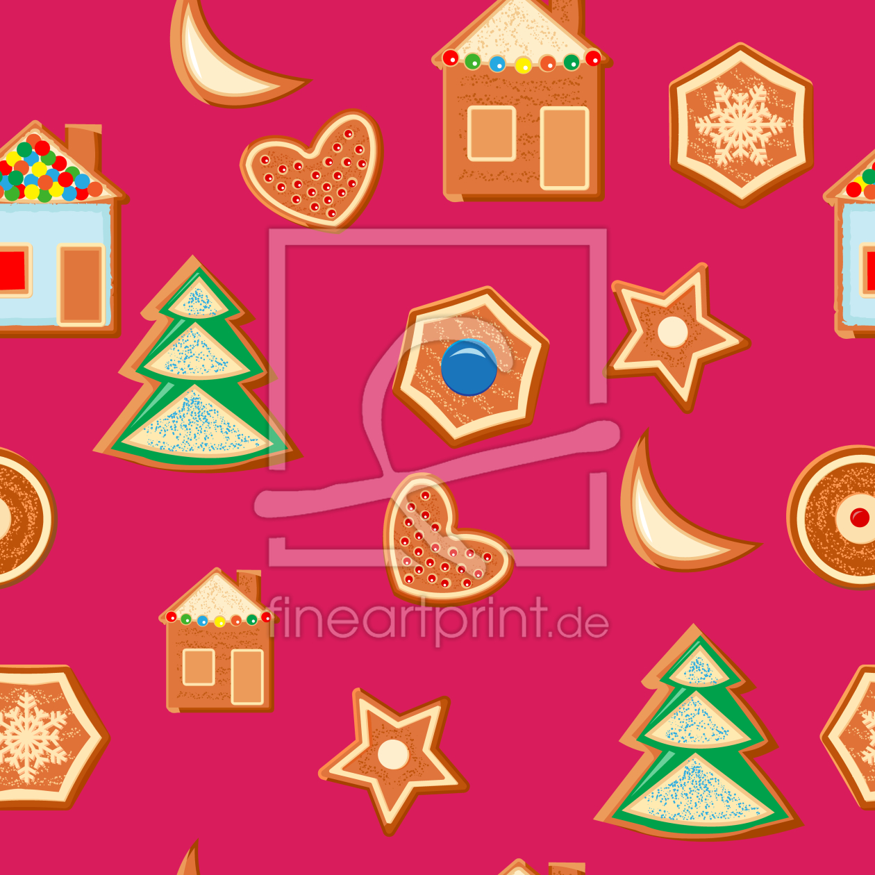 Bild-Nr.: 9011516 Weihnachts-Lebkuchen erstellt von patterndesigns-com