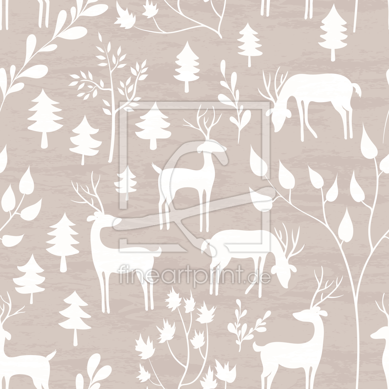 Bild-Nr.: 9011533 Aquarell-Winterwald erstellt von patterndesigns-com