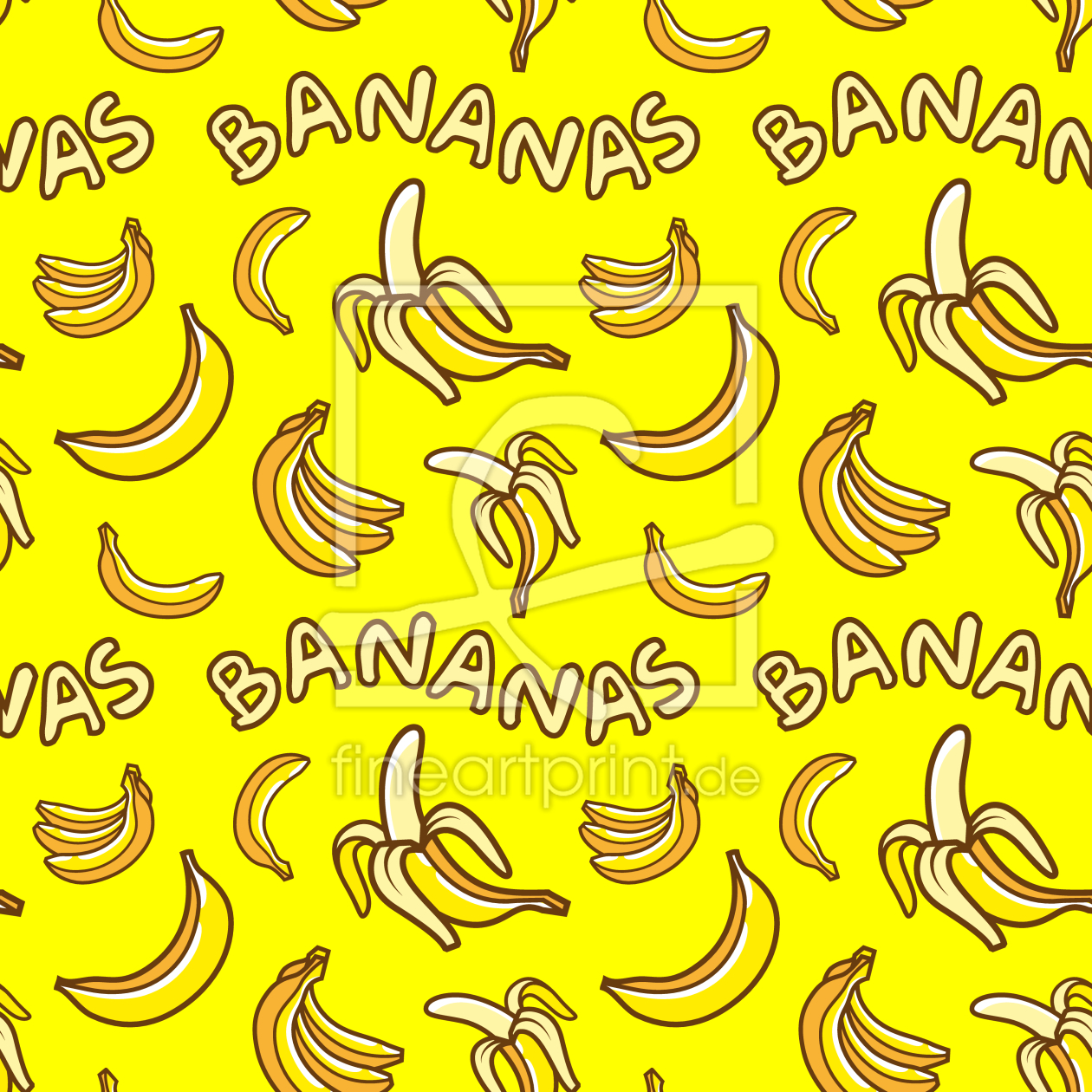 Bild-Nr.: 9011540 Ich liebe Bananen erstellt von patterndesigns-com