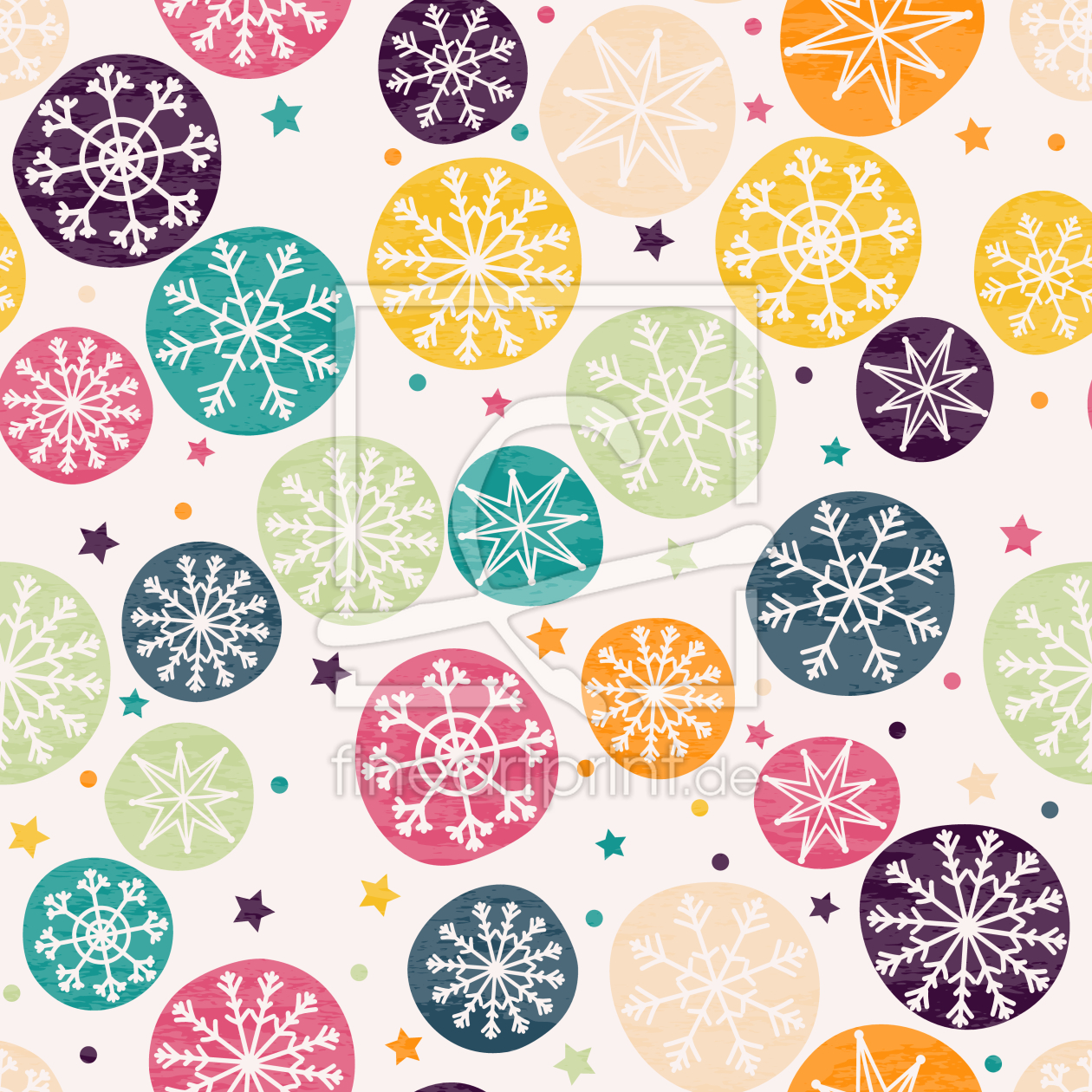 Bild-Nr.: 9011544 Schneeflocken Überall erstellt von patterndesigns-com