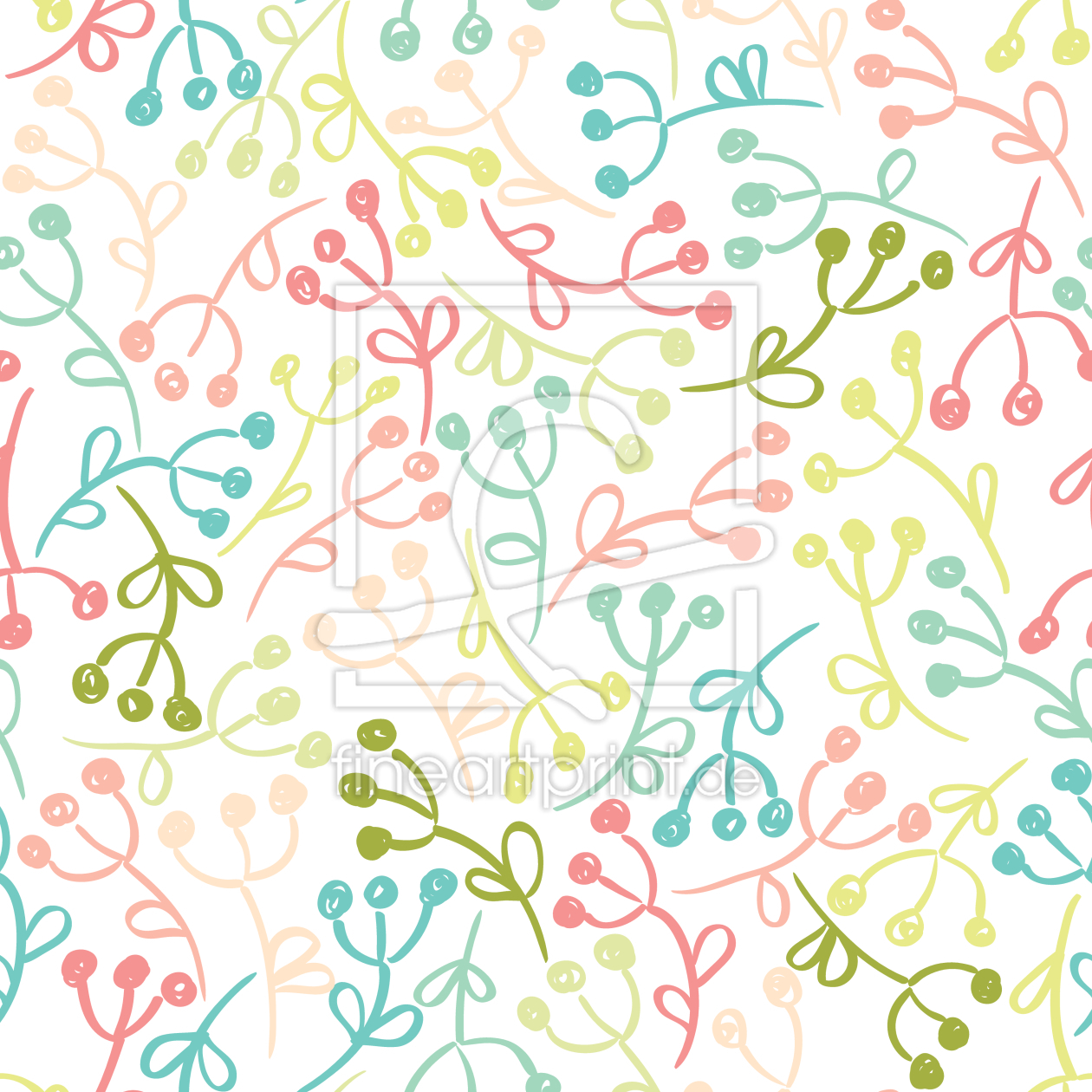 Bild-Nr.: 9011565 Gekritzelte Zweige erstellt von patterndesigns-com