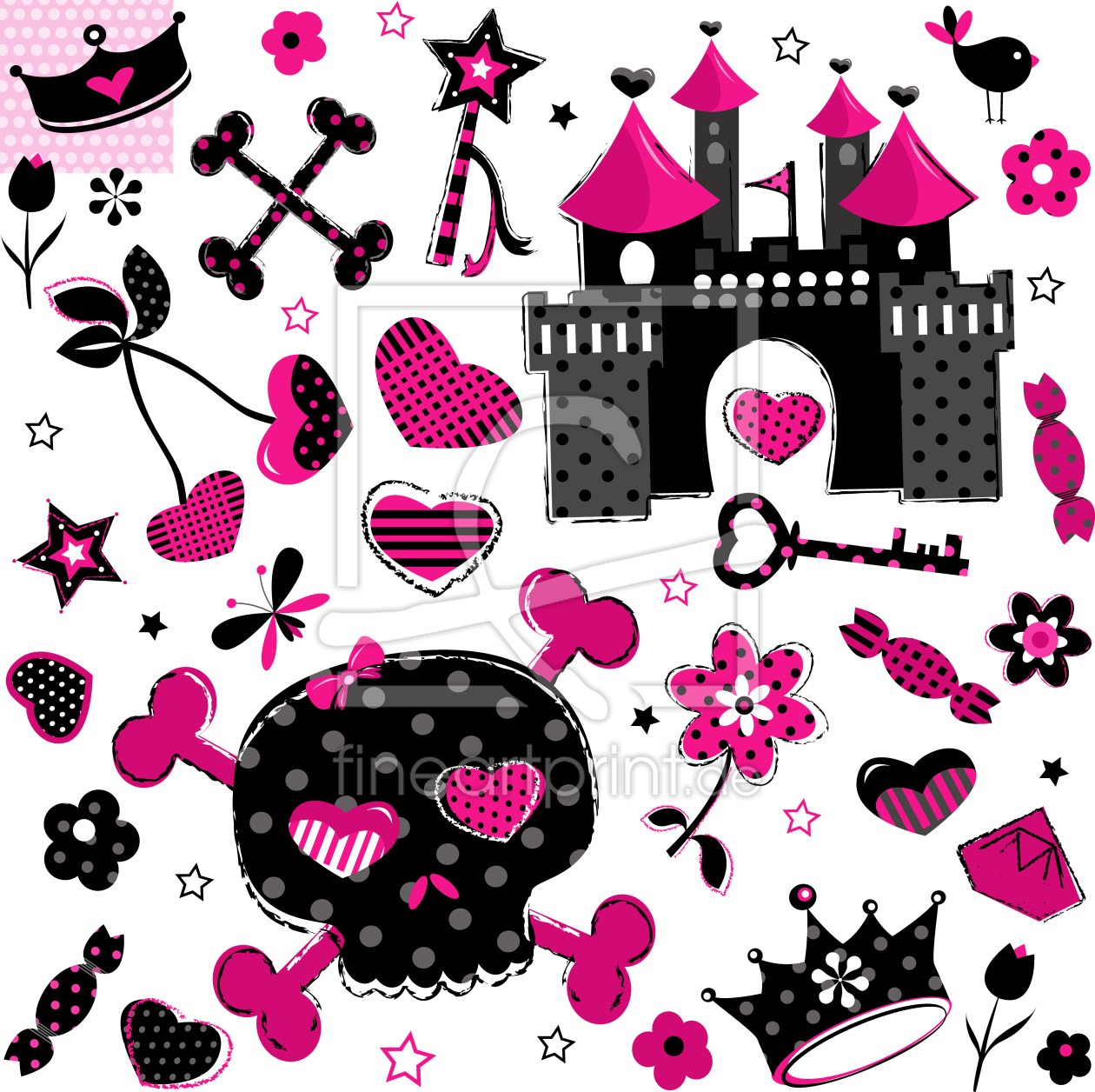 Bild-Nr.: 9011663 Piraten Prinzessin erstellt von patterndesigns-com