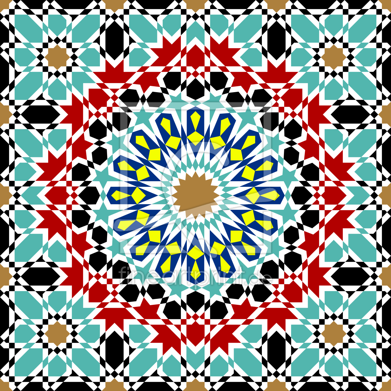 Bild-Nr.: 9011671 Arabische Kunst erstellt von patterndesigns-com