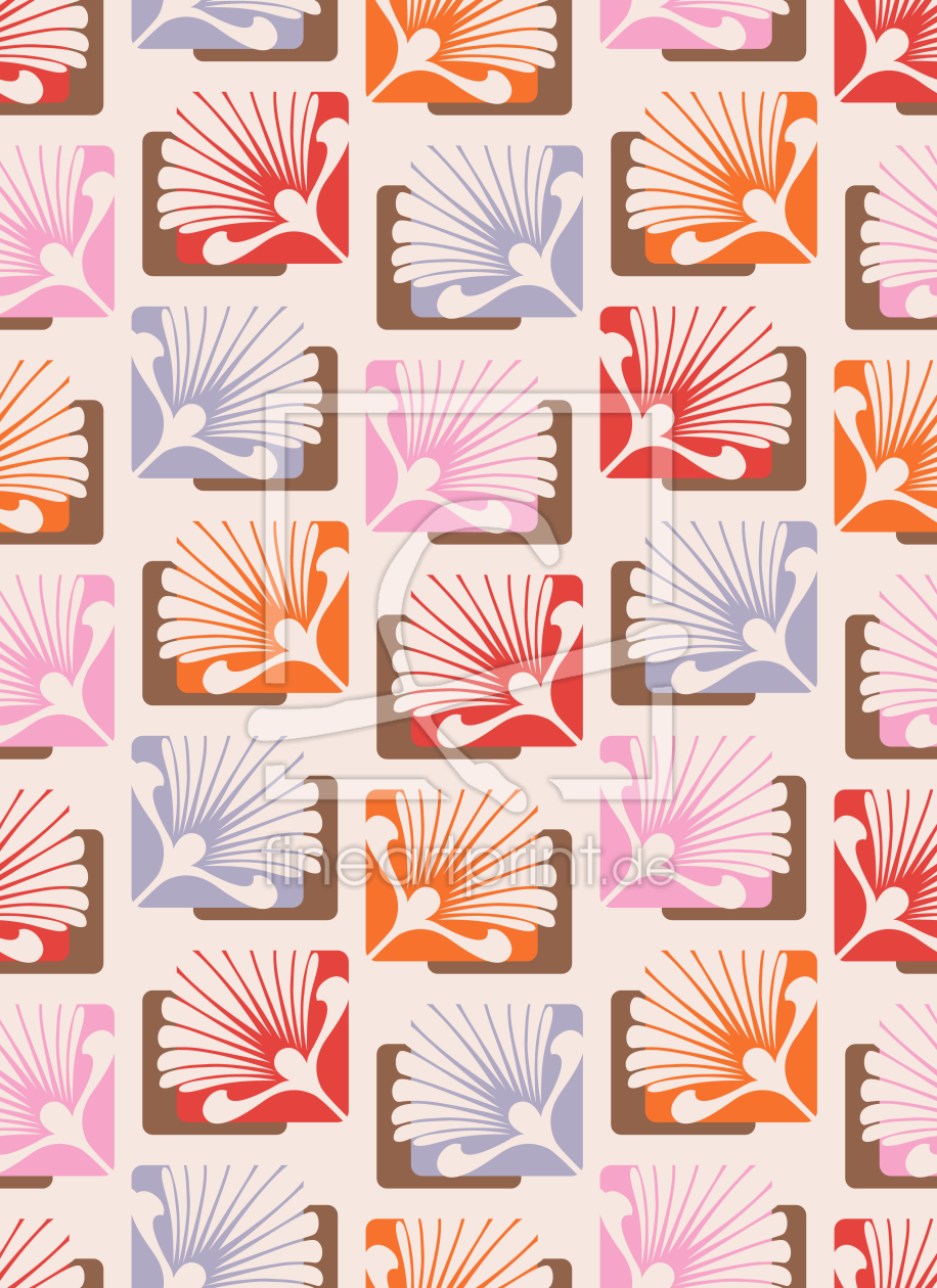 Bild-Nr.: 9011706 Funky Blumenornamente erstellt von patterndesigns-com