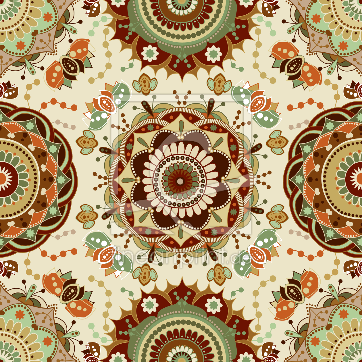 Bild-Nr.: 9011717 Reich verzierte Kreise erstellt von patterndesigns-com