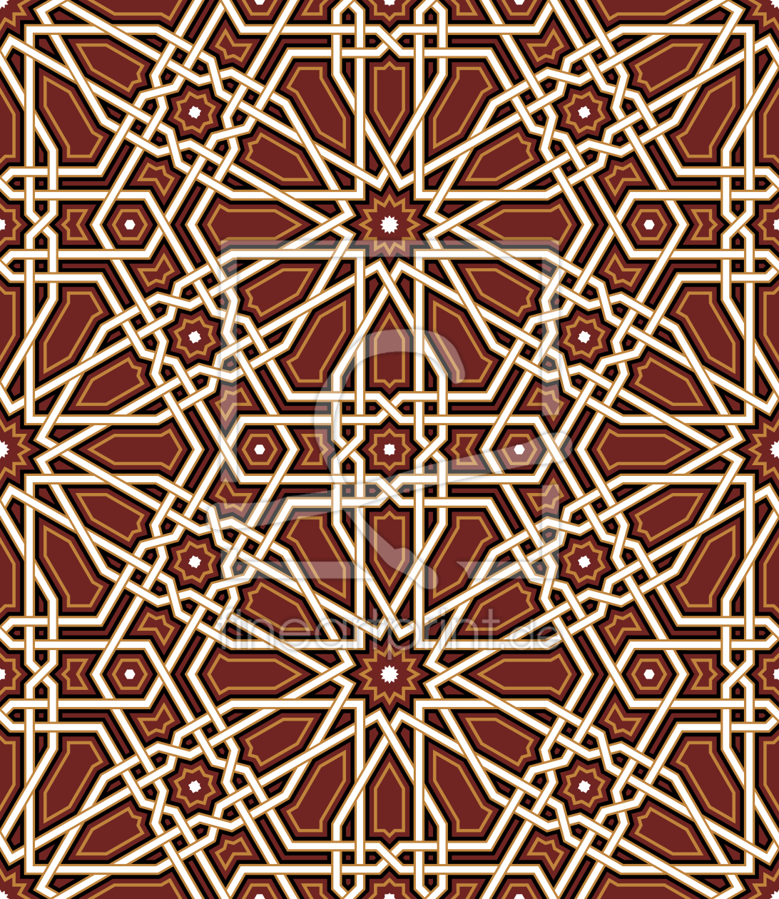 Bild-Nr.: 9011759 Mittelalterliche Intarsien erstellt von patterndesigns-com