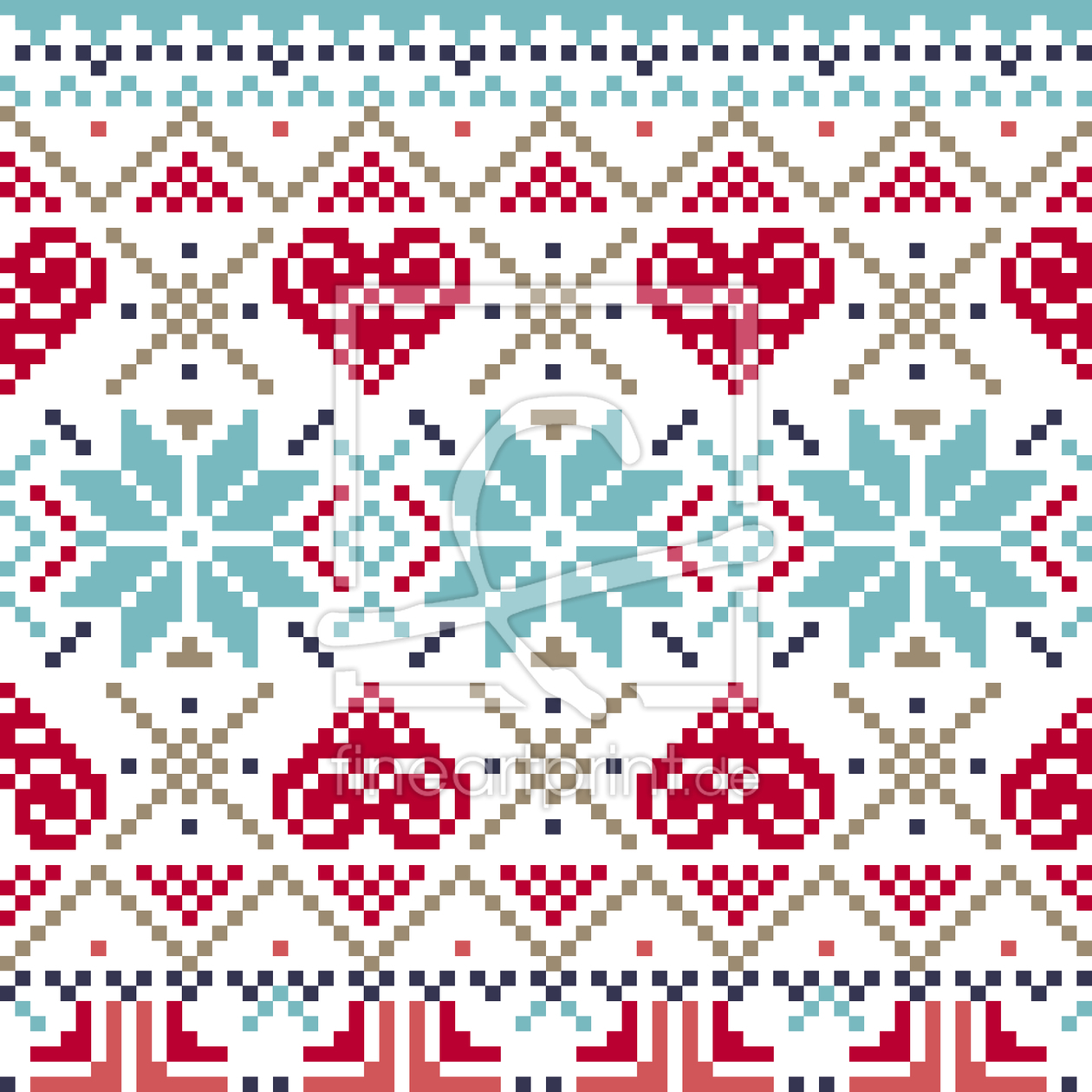 Bild-Nr.: 9011768 Winter Liebe erstellt von patterndesigns-com