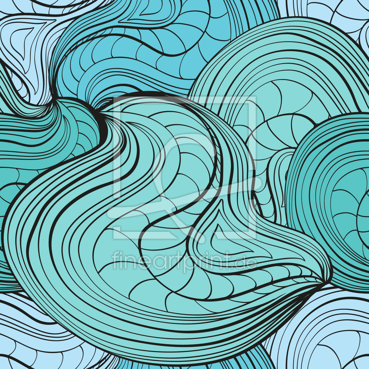 Bild-Nr.: 9011874 Bewegende Wellen erstellt von patterndesigns-com