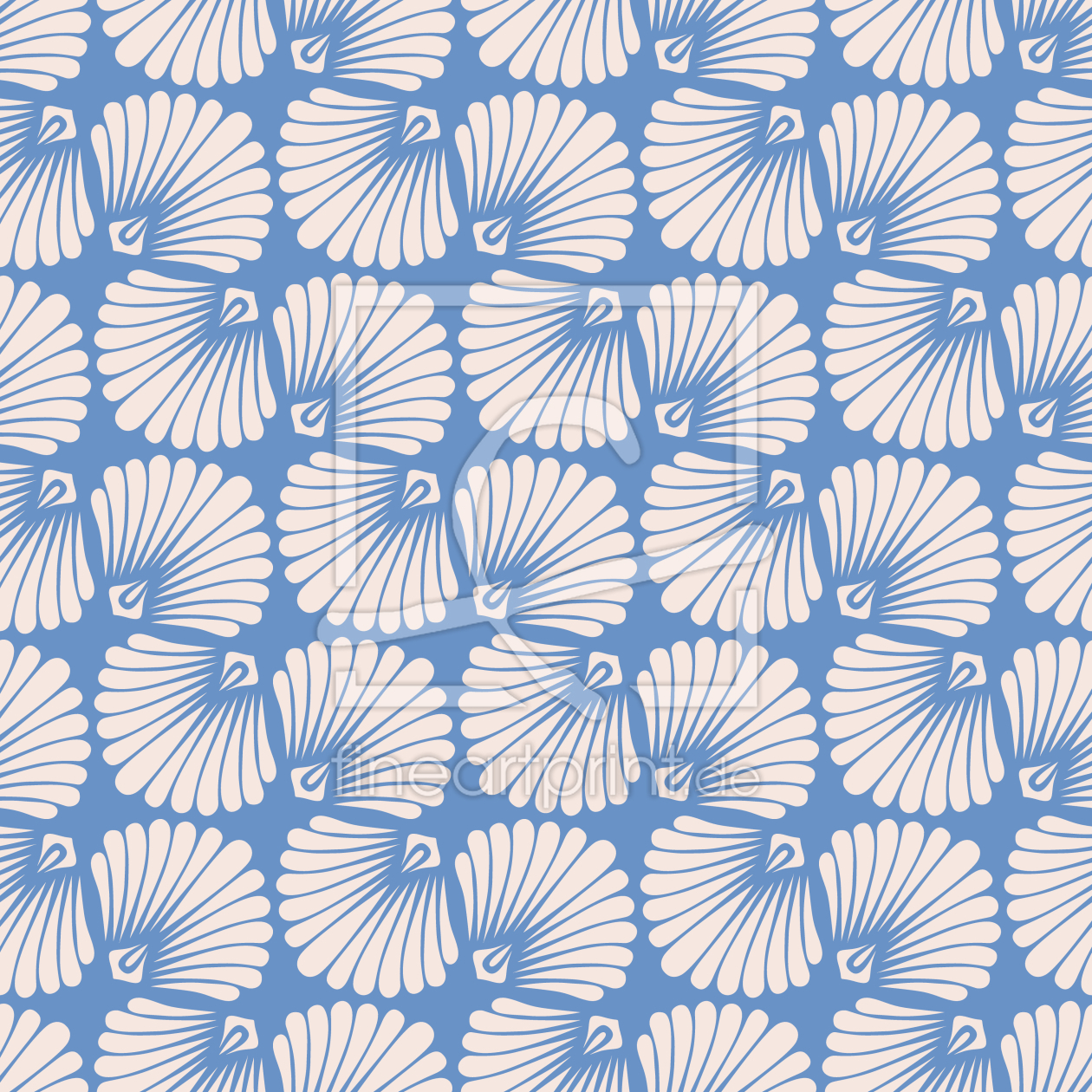 Bild-Nr.: 9011883 Jakobsmuschel-Palmette erstellt von patterndesigns-com