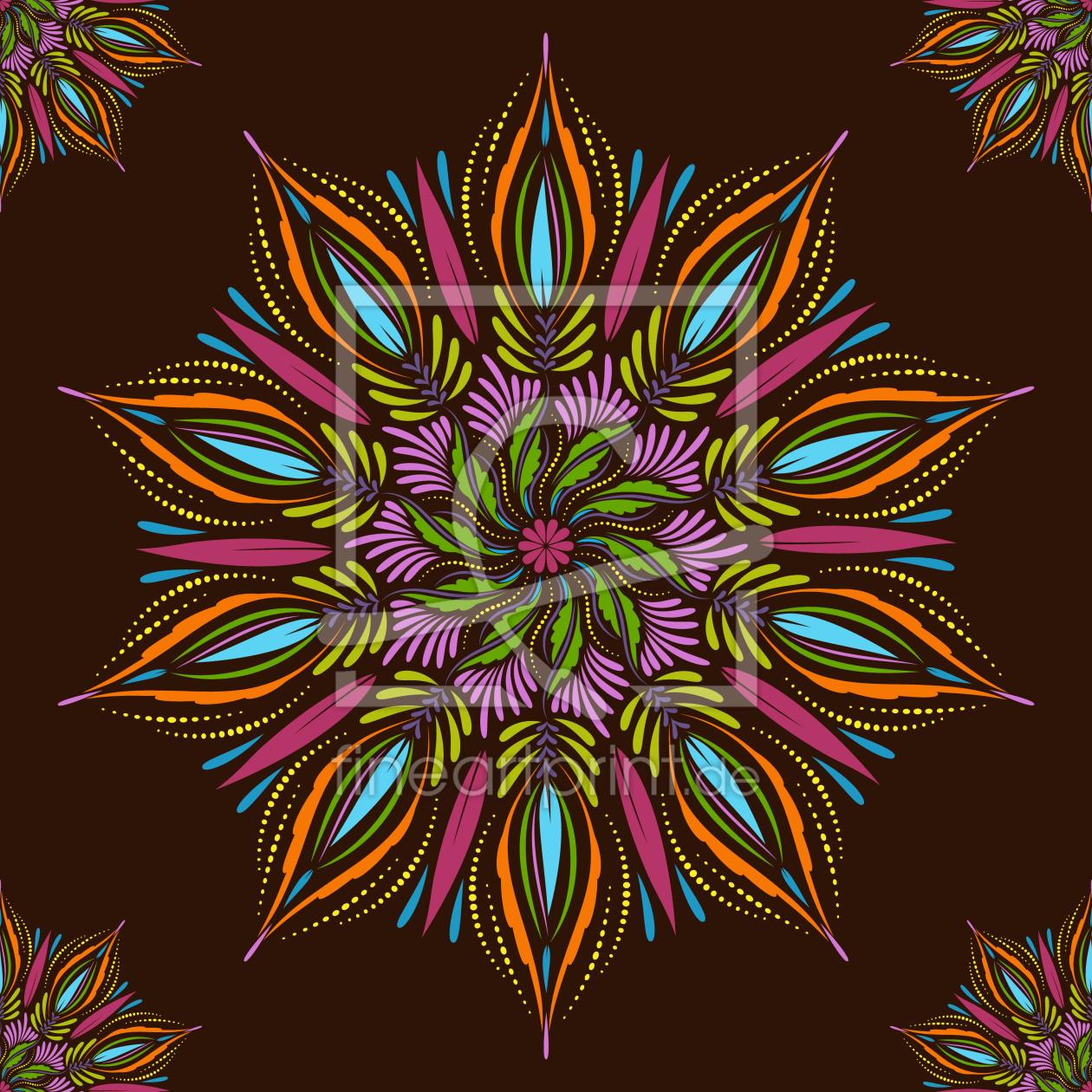 Bild-Nr.: 9011936 Modernes Mystisches Mandala erstellt von patterndesigns-com
