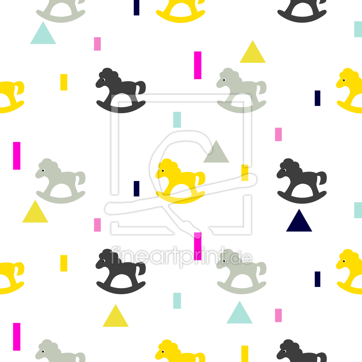 Bild-Nr.: 9011938 Glückliche Schaukelpferde erstellt von patterndesigns-com