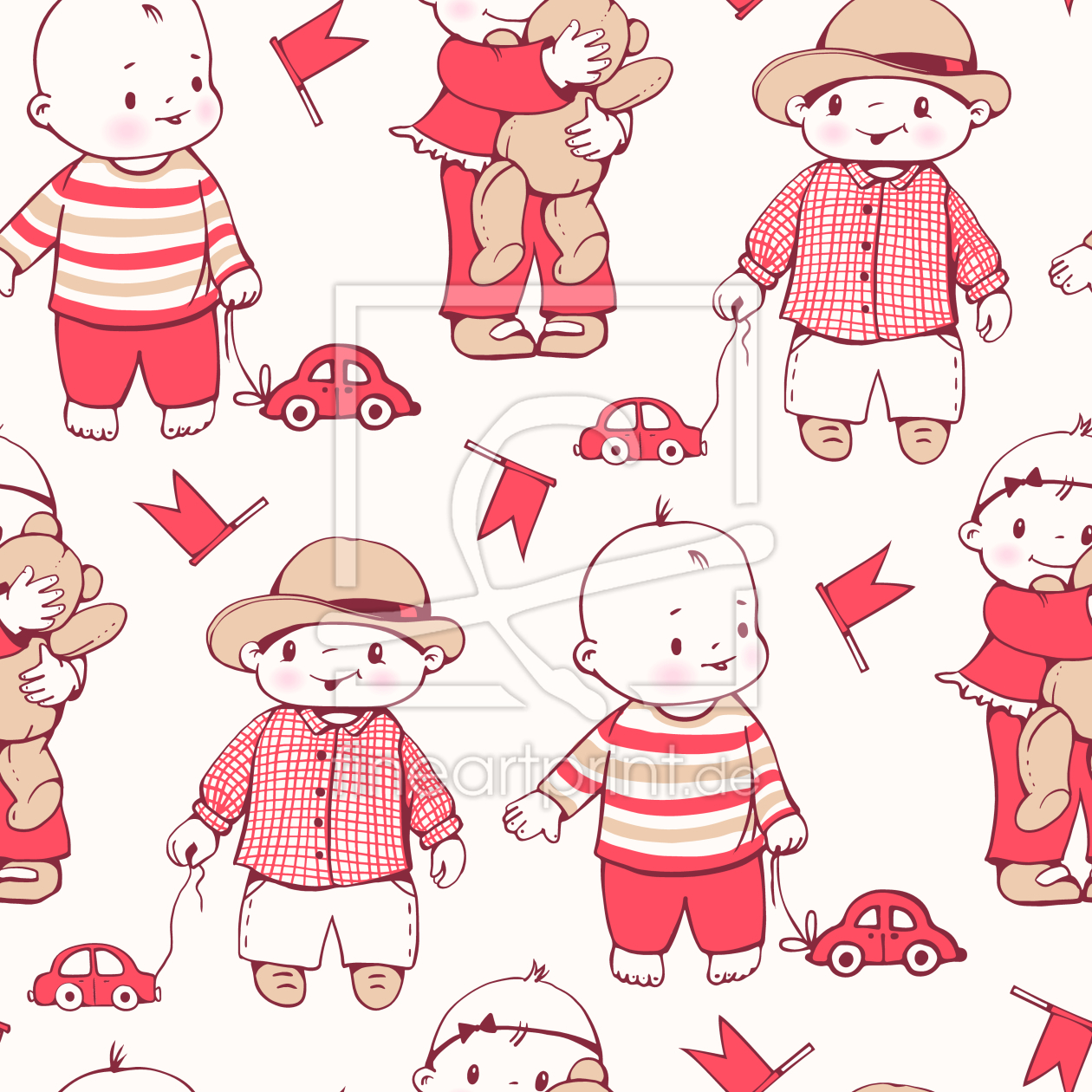 Bild-Nr.: 9011946 Verspieltes Kind erstellt von patterndesigns-com