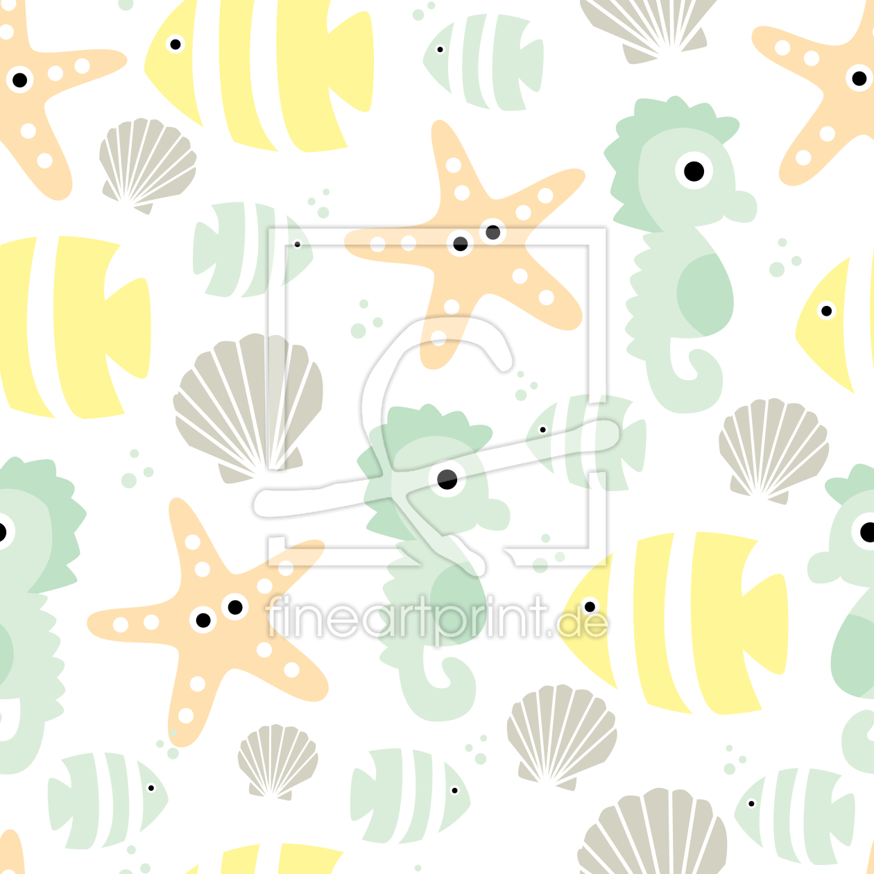 Bild-Nr.: 9011973 Baby Meerestiere erstellt von patterndesigns-com