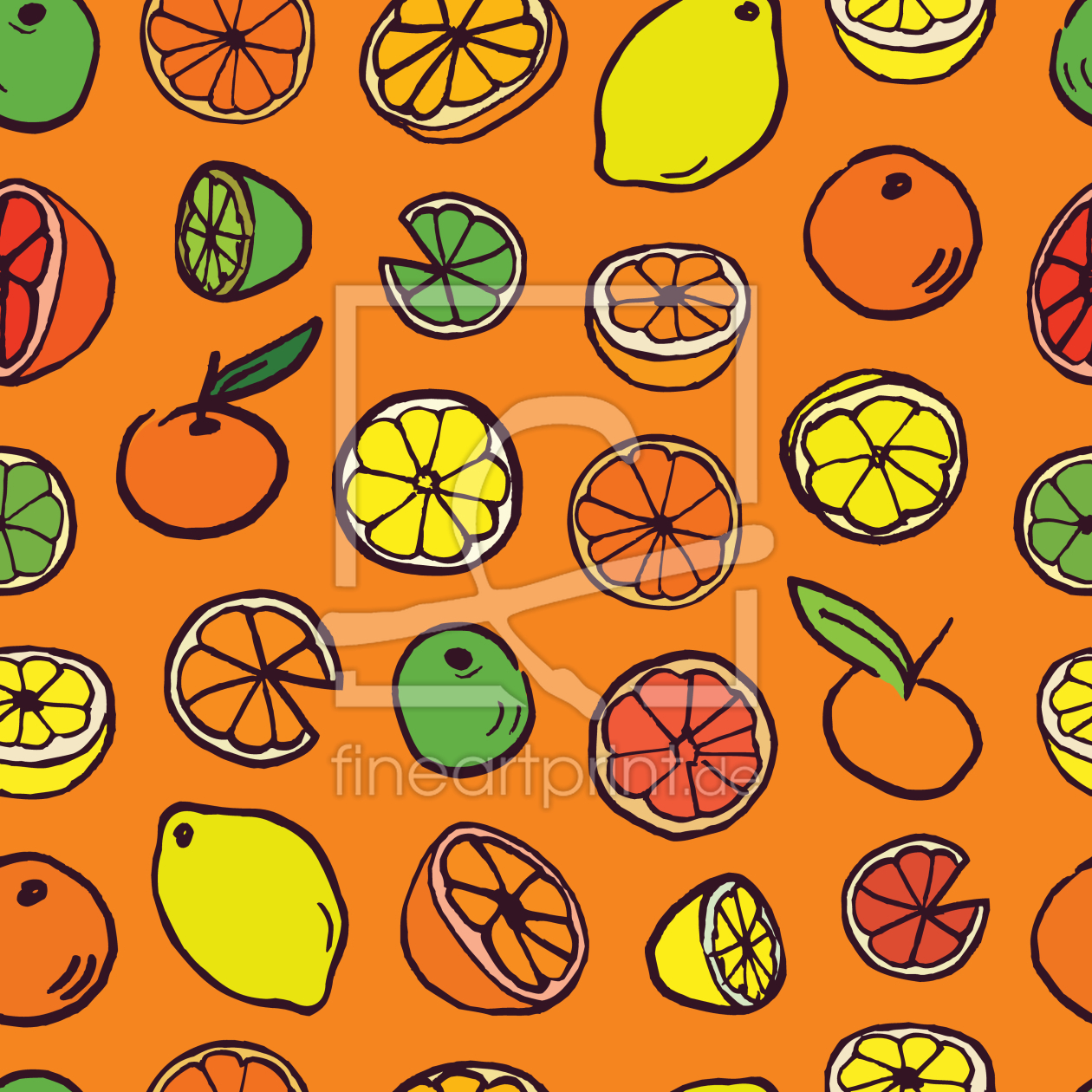 Bild-Nr.: 9011984 Zitrusfrucht Scheiben erstellt von patterndesigns-com