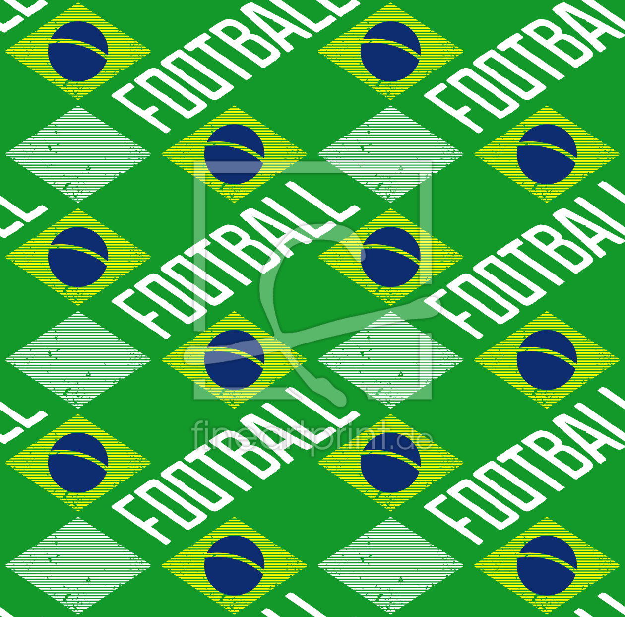 Bild-Nr.: 9011986 Brasilianischer Fussball-Fan erstellt von patterndesigns-com