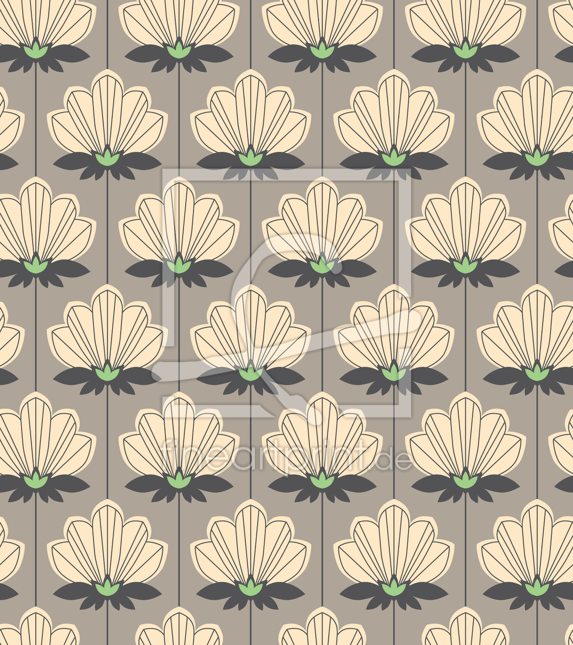 Bild-Nr.: 9011999 Retro Blumenornamente erstellt von patterndesigns-com