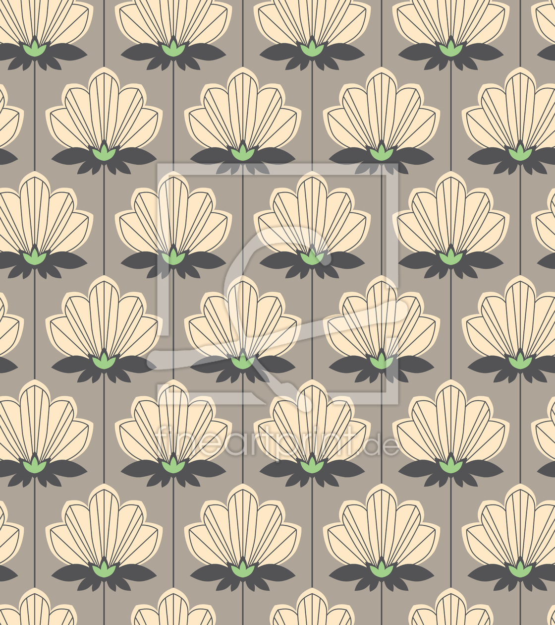 Bild-Nr.: 9011999 Retro Blumenornamente erstellt von patterndesigns-com
