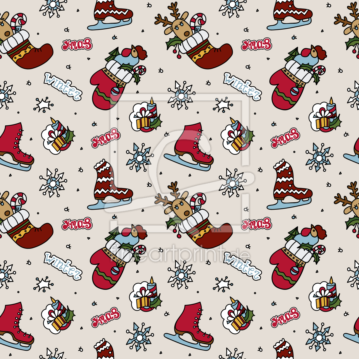 Bild-Nr.: 9012090 Weihnachtsspass erstellt von patterndesigns-com