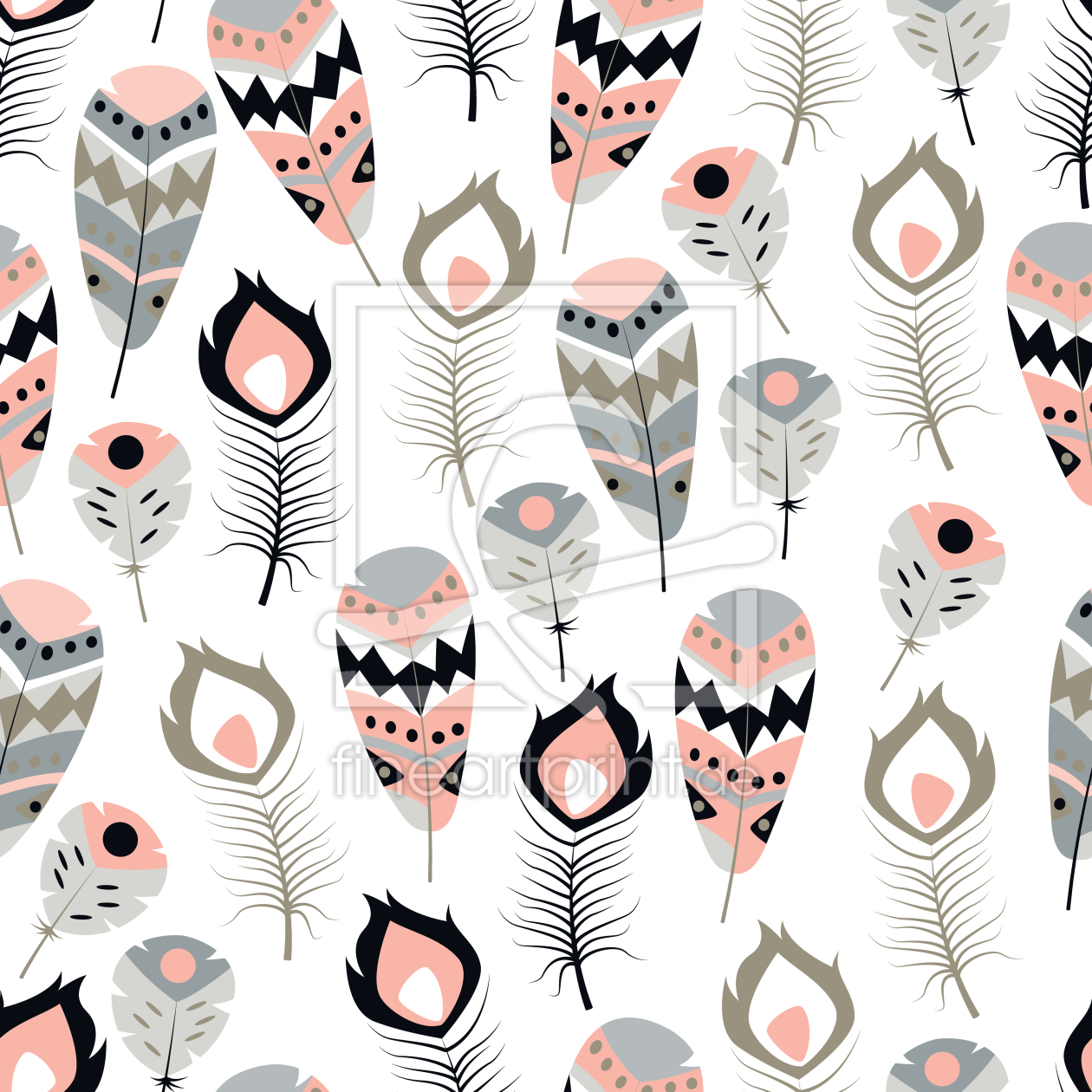 Bild-Nr.: 9012107 Leichte Federn erstellt von patterndesigns-com