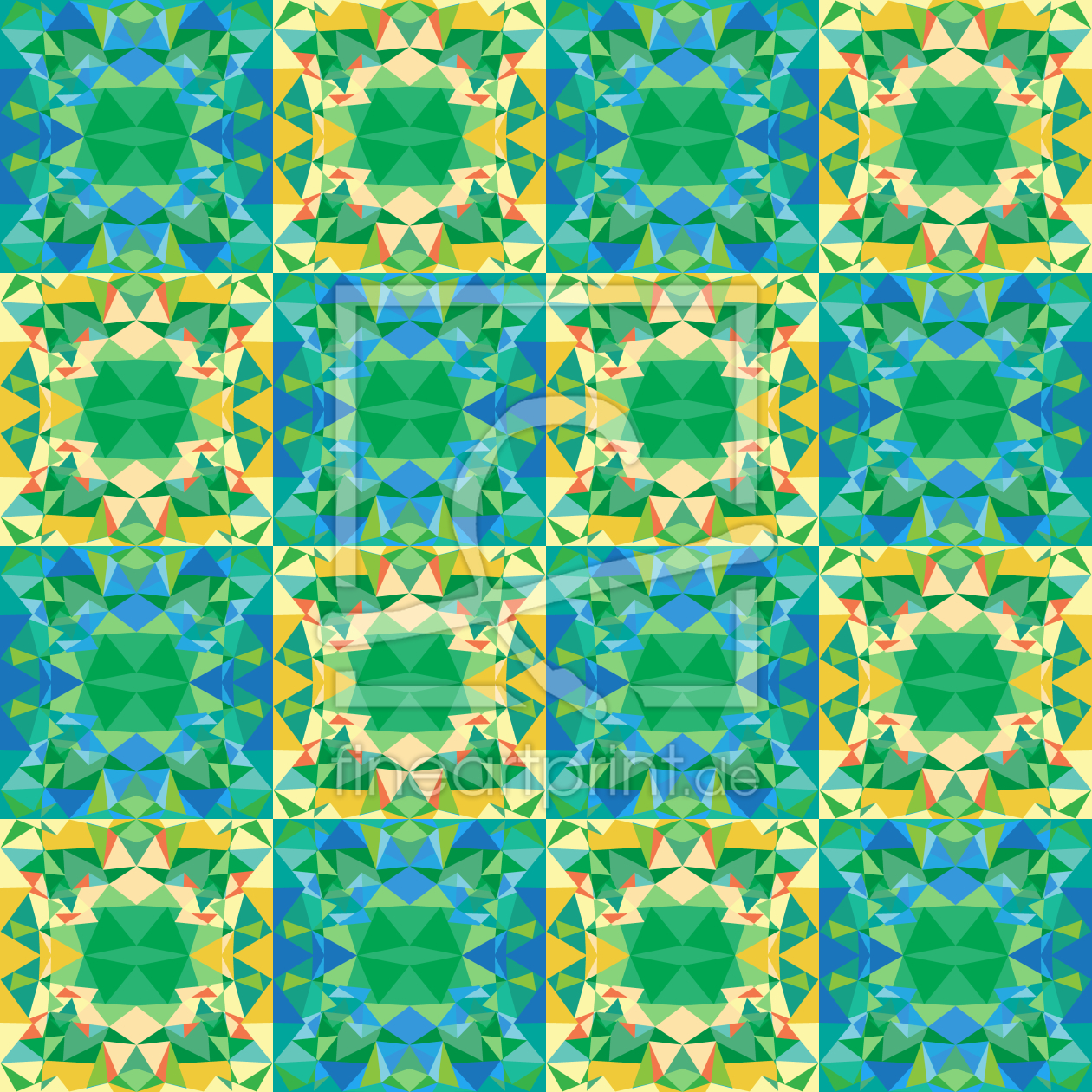 Bild-Nr.: 9012144 Karierte Polygon-Kaleidoskope erstellt von patterndesigns-com