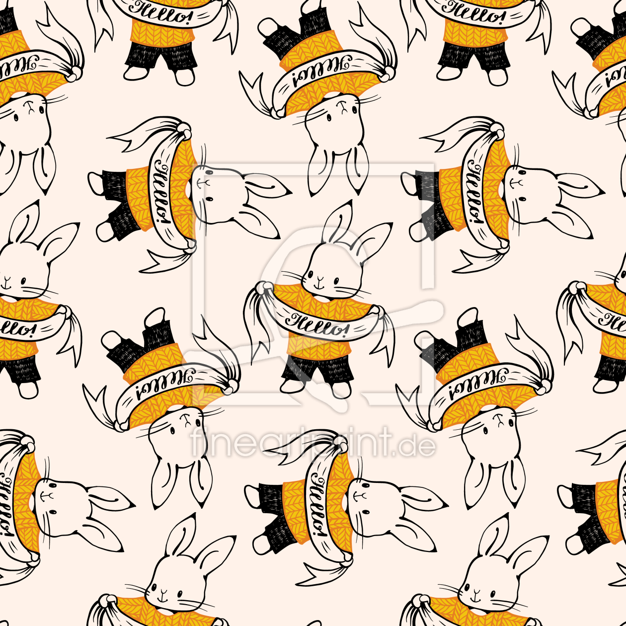 Bild-Nr.: 9012147 Lustige Hasen erstellt von patterndesigns-com