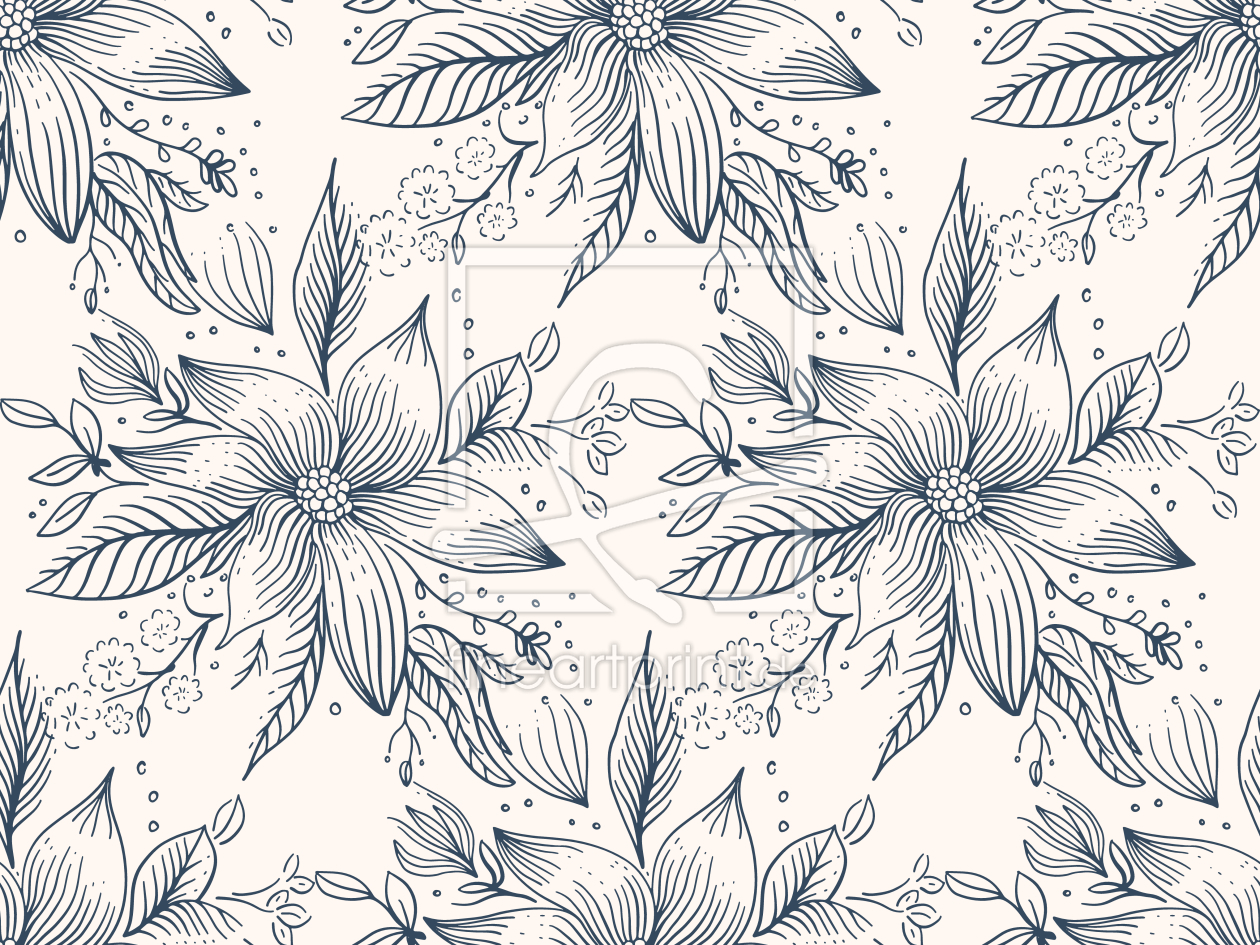 Bild-Nr.: 9012155 Weihnachtsstern Blumen erstellt von patterndesigns-com