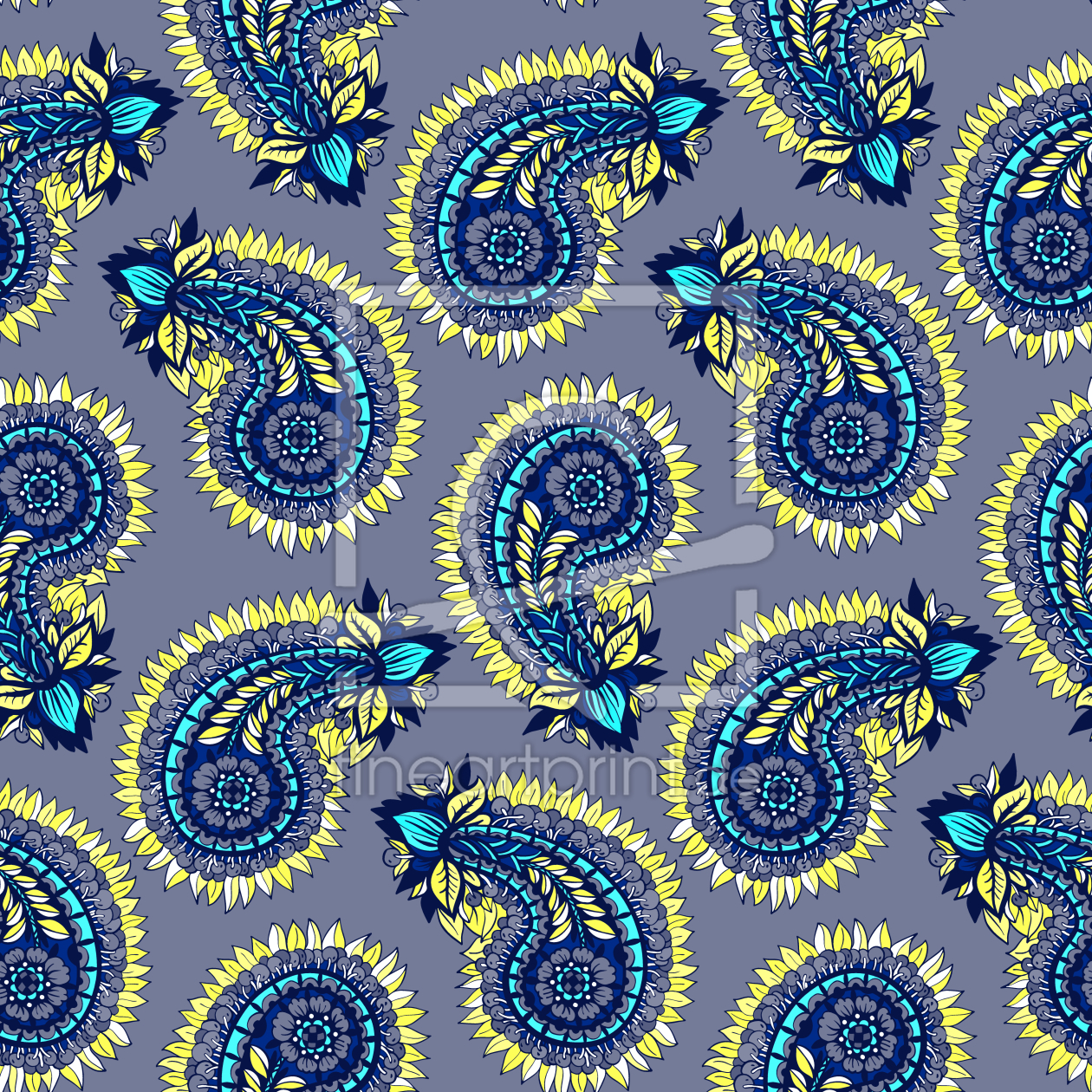 Bild-Nr.: 9012190 Florales Paisley Für Dich erstellt von patterndesigns-com