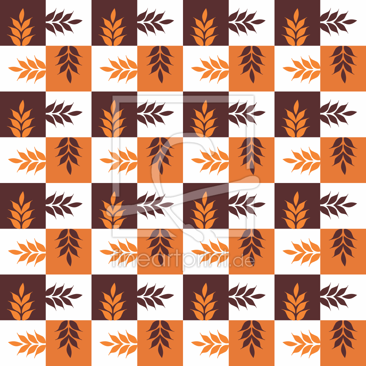 Bild-Nr.: 9012201 Schachbrett Korn erstellt von patterndesigns-com