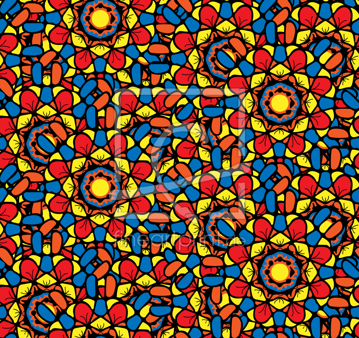 Bild-Nr.: 9012205 Gotisches Mosaik erstellt von patterndesigns-com