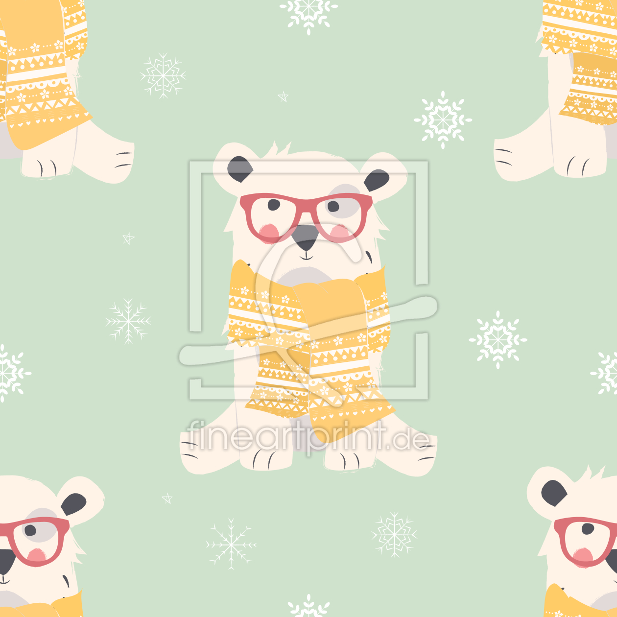 Bild-Nr.: 9012233 Baby Polarbären erstellt von patterndesigns-com