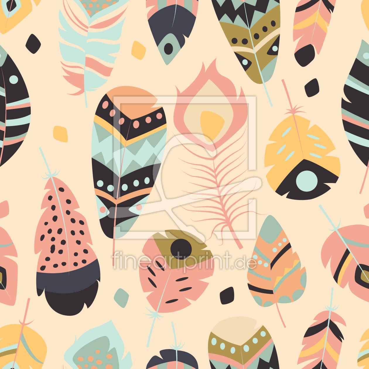 Bild-Nr.: 9012253 Rituelle Federn erstellt von patterndesigns-com