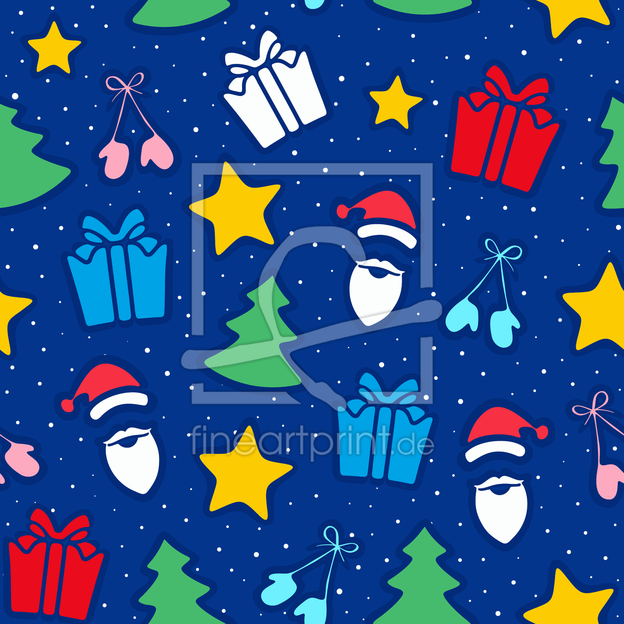 Bild-Nr.: 9012306 Weihnachten mit dem Weihnachtsmann erstellt von patterndesigns-com