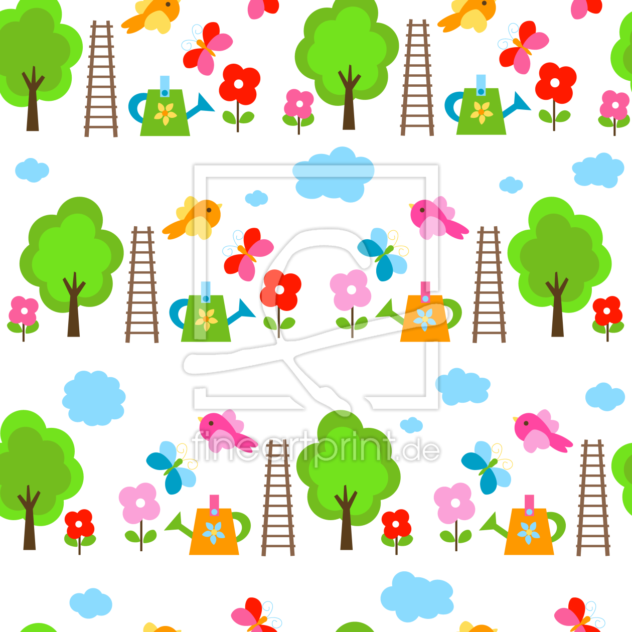 Bild-Nr.: 9012308 Garten Für Kinder erstellt von patterndesigns-com