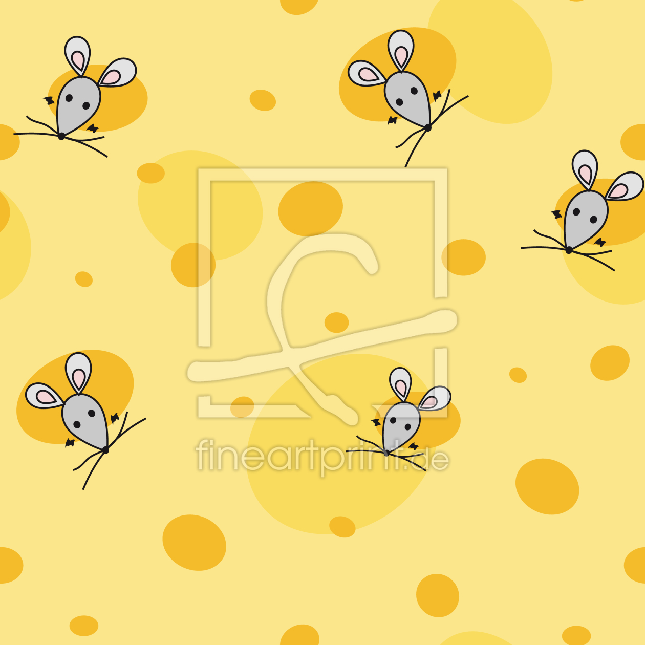 Bild-Nr.: 9012345 Mäuse Im Käse erstellt von patterndesigns-com