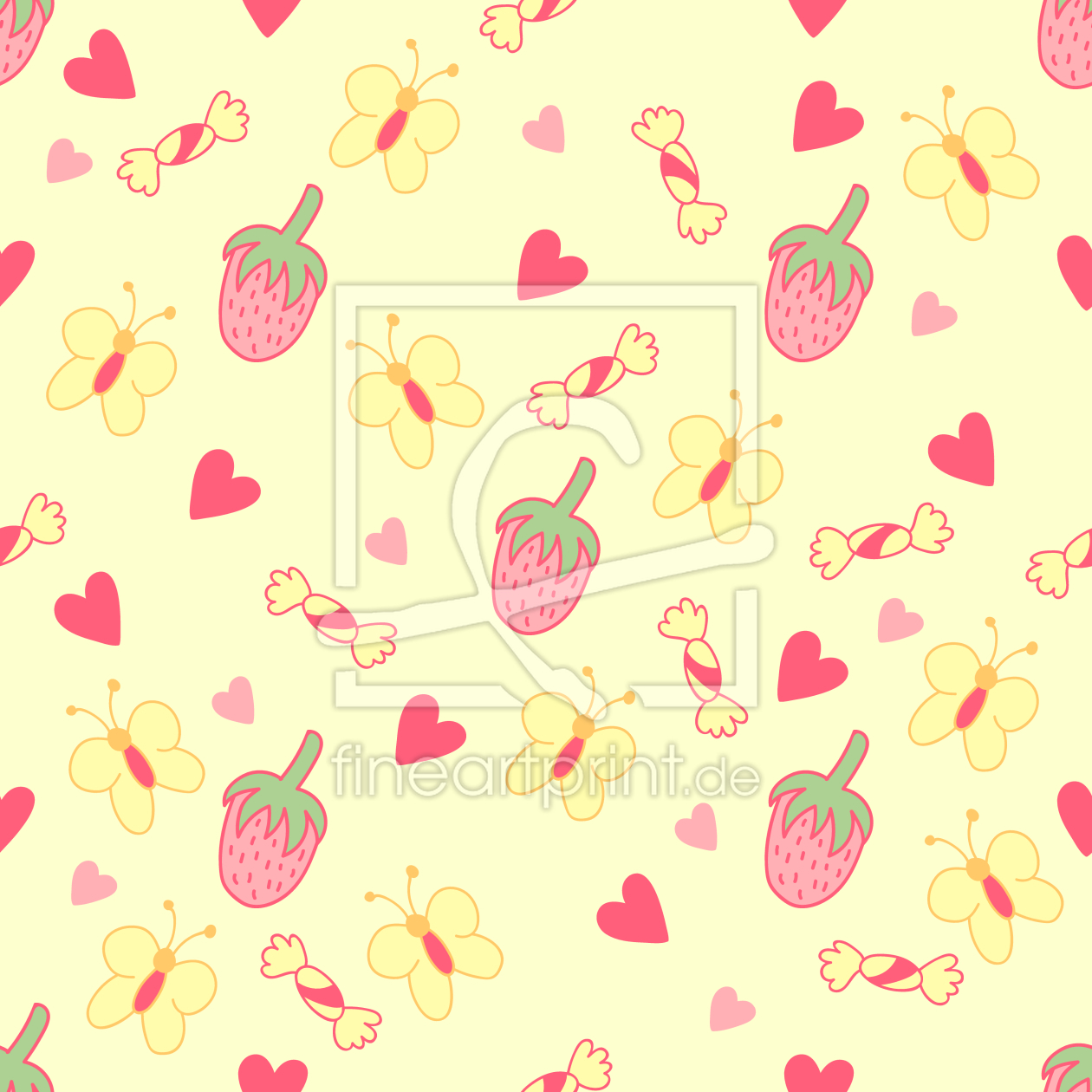 Bild-Nr.: 9012422 Schmetterlings-Süßigkeiten erstellt von patterndesigns-com