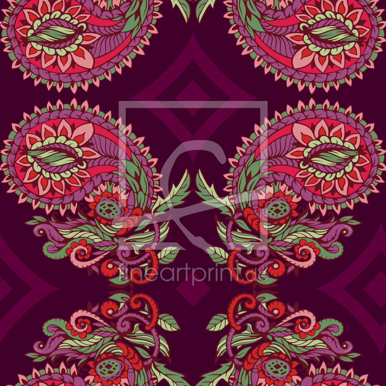 Bild-Nr.: 9012486 Ranken Paisley erstellt von patterndesigns-com