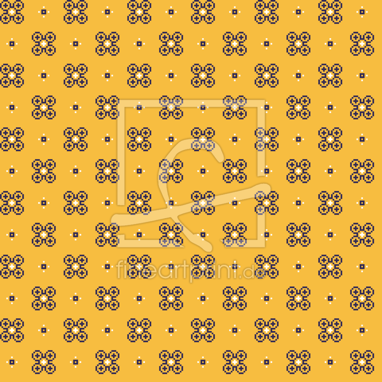 Bild-Nr.: 9012558 Niedliche pixelige Blumen erstellt von patterndesigns-com