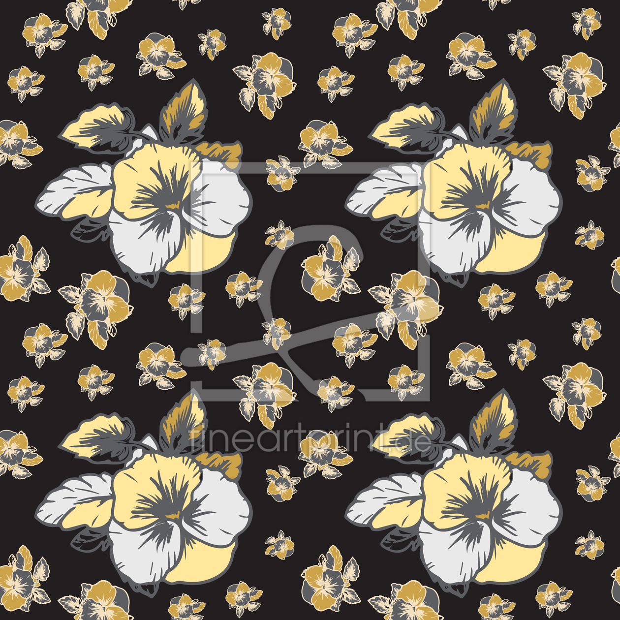Bild-Nr.: 9012572 Stiefmütterchen Blüte erstellt von patterndesigns-com