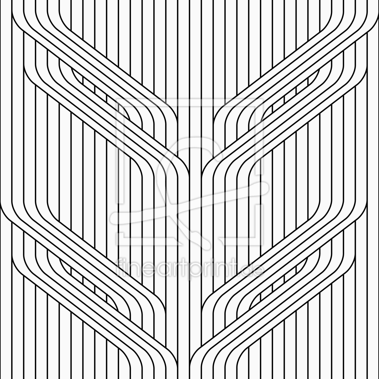 Bild-Nr.: 9012680 Blatt-Linie erstellt von patterndesigns-com