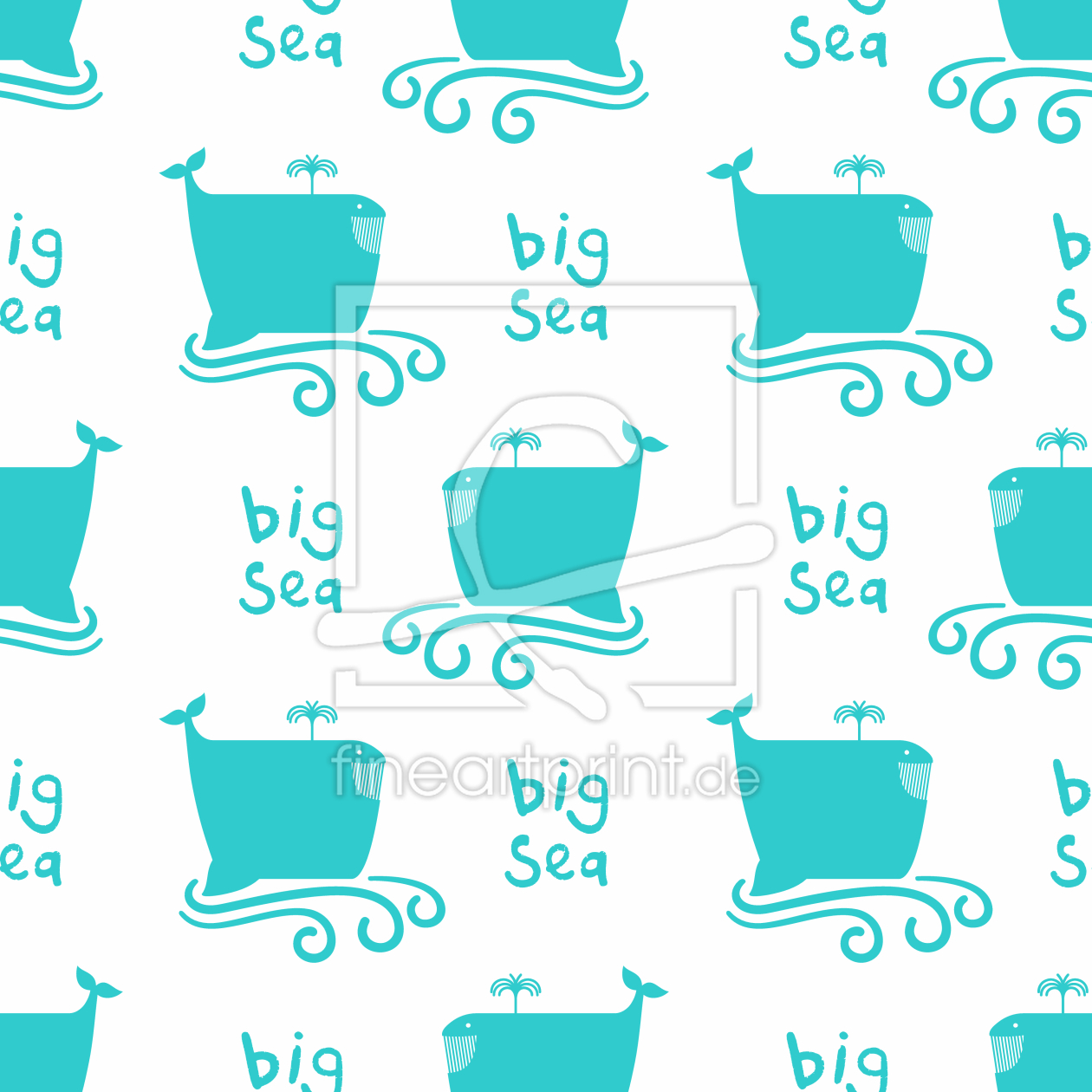 Bild-Nr.: 9012827 Lustiger Wal erstellt von patterndesigns-com