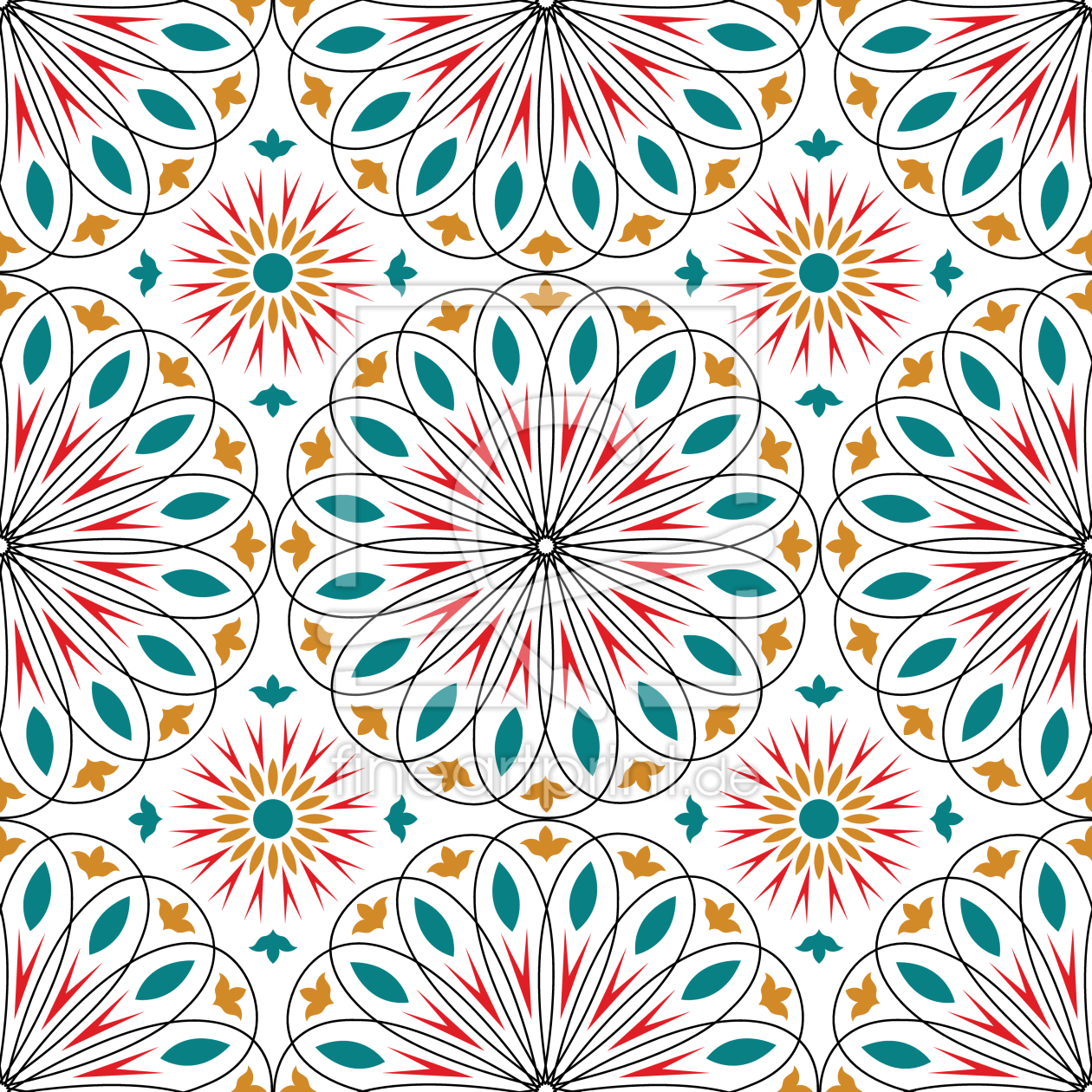 Bild-Nr.: 9012850 Opulente Kreise erstellt von patterndesigns-com