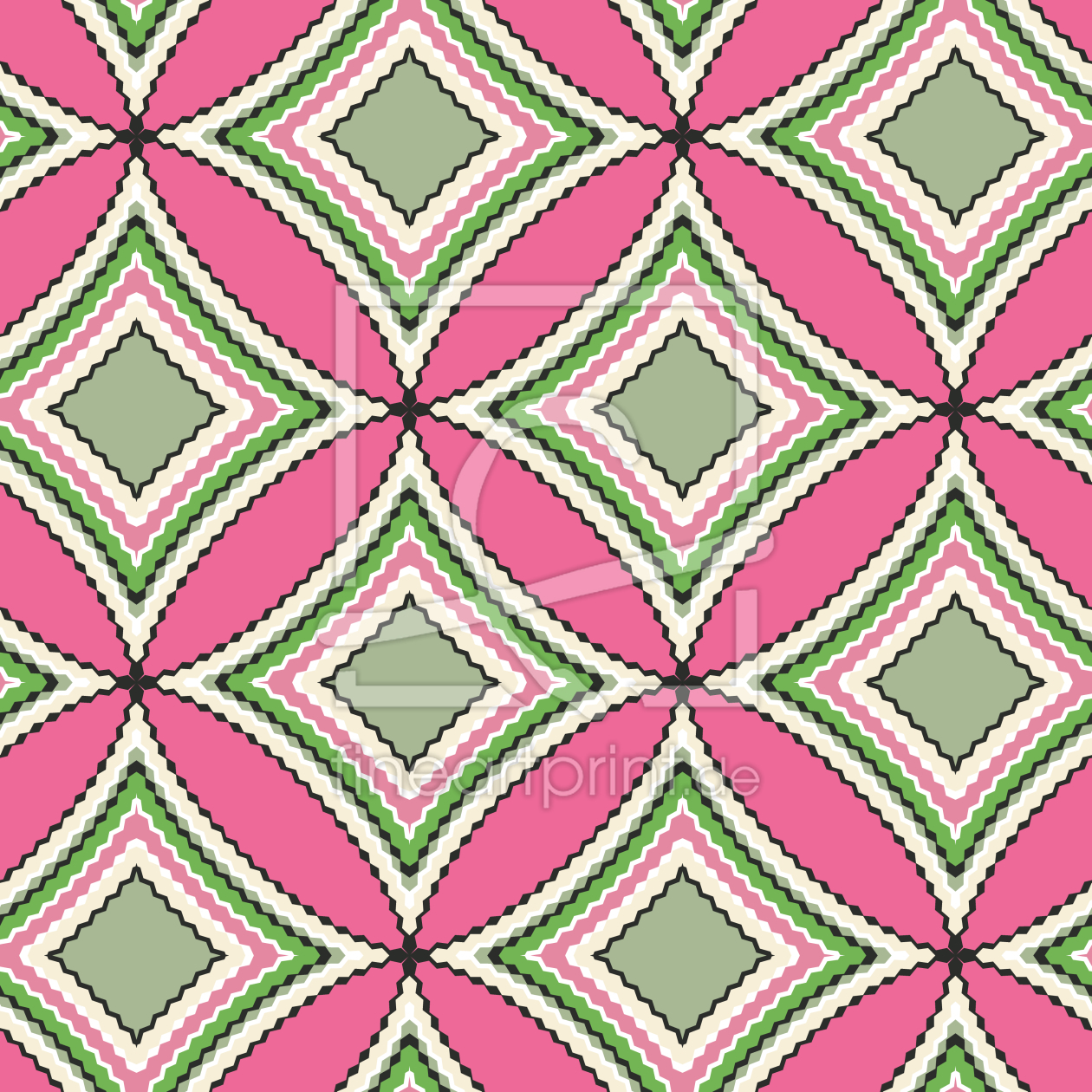 Bild-Nr.: 9012926 Sechziger Jahre Patchwork erstellt von patterndesigns-com