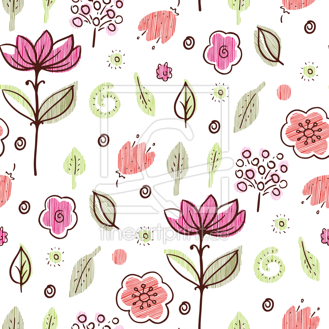 Bild-Nr.: 9012949 Nette Blüten erstellt von patterndesigns-com