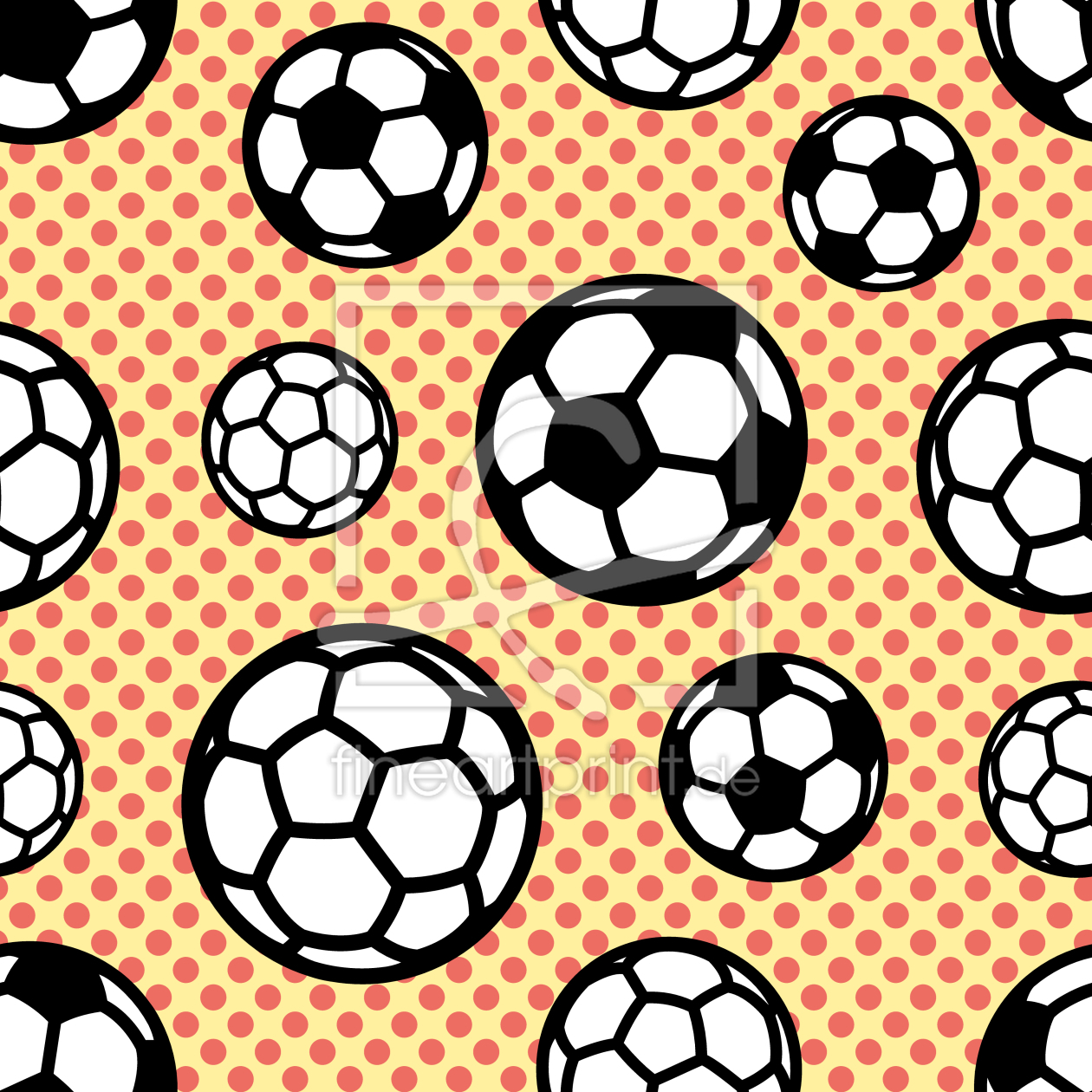 Bild-Nr.: 9012975 Fussbälle erstellt von patterndesigns-com